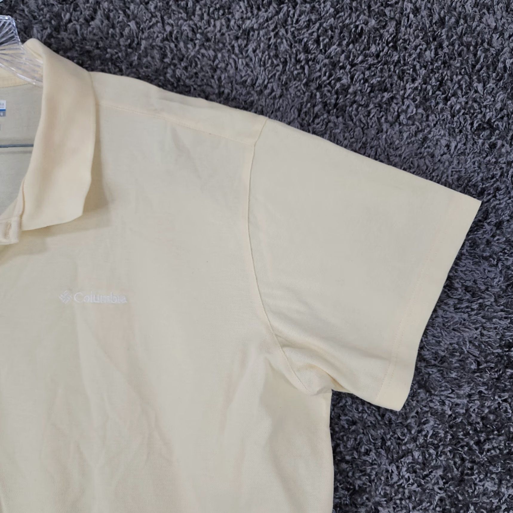 Vintage Columbia Polo Shirt Mens Yellow 2XL Short Sleeve Active Fit Size US XXL / EU 58 / 5 - 3 Thumbnail