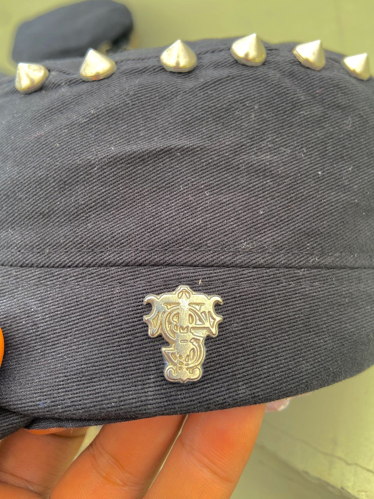 If Six Was Nine 💥BINDING OVER💥tankus punk style studded ifsix patrol hat Size ONE SIZE - 8 Thumbnail