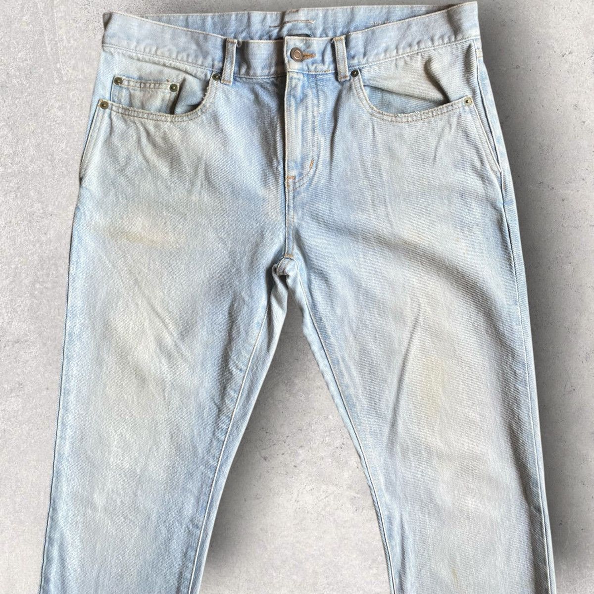 Saint Laurent Paris SLP 2017 Light Blue Wash Jeans Size US 32 / EU 48 - 1 Thumbnail