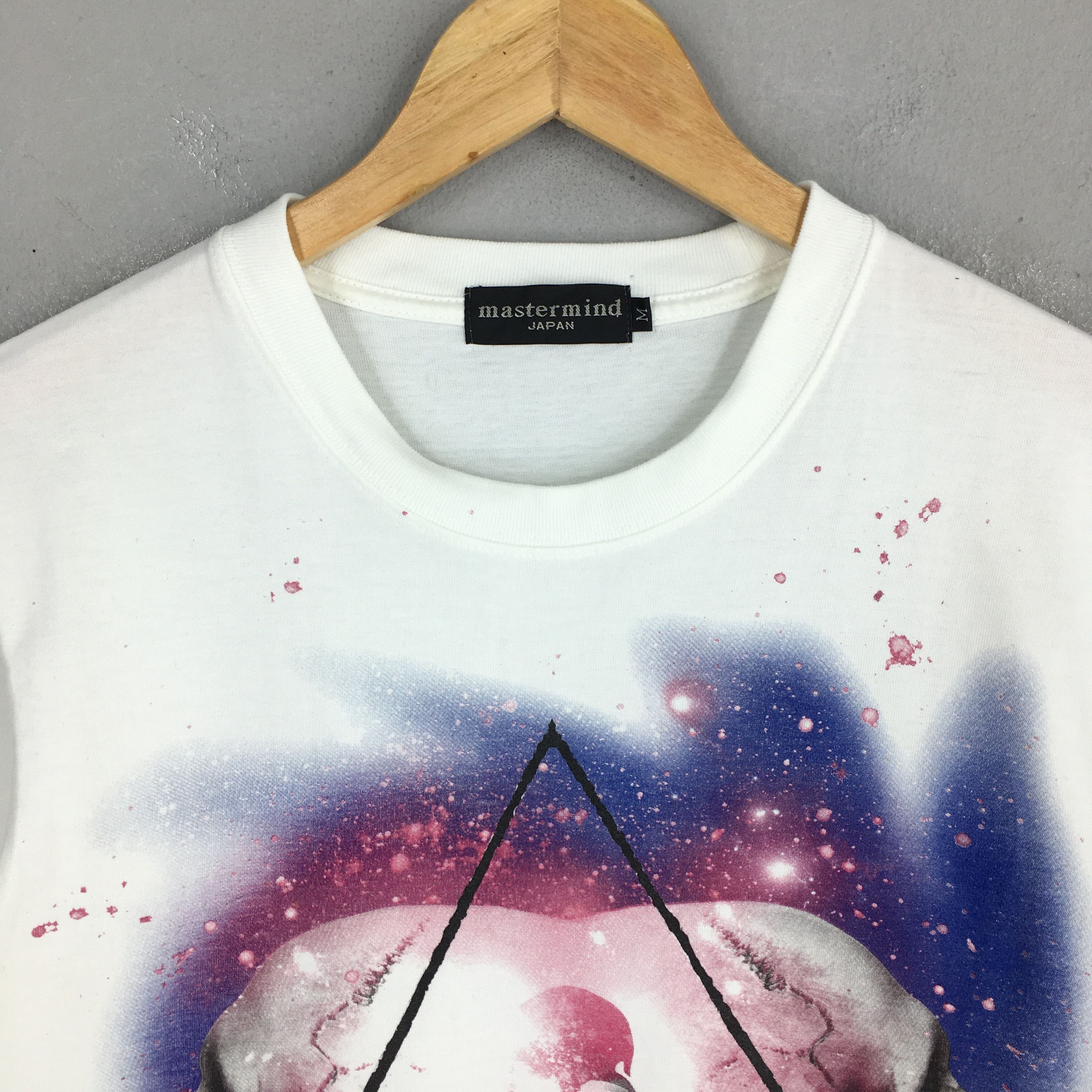 Mastermind Japan Mastermind Japan Skulls Prints White T shirt Medium Size US M / EU 48-50 / 2 - 2 Thumbnail