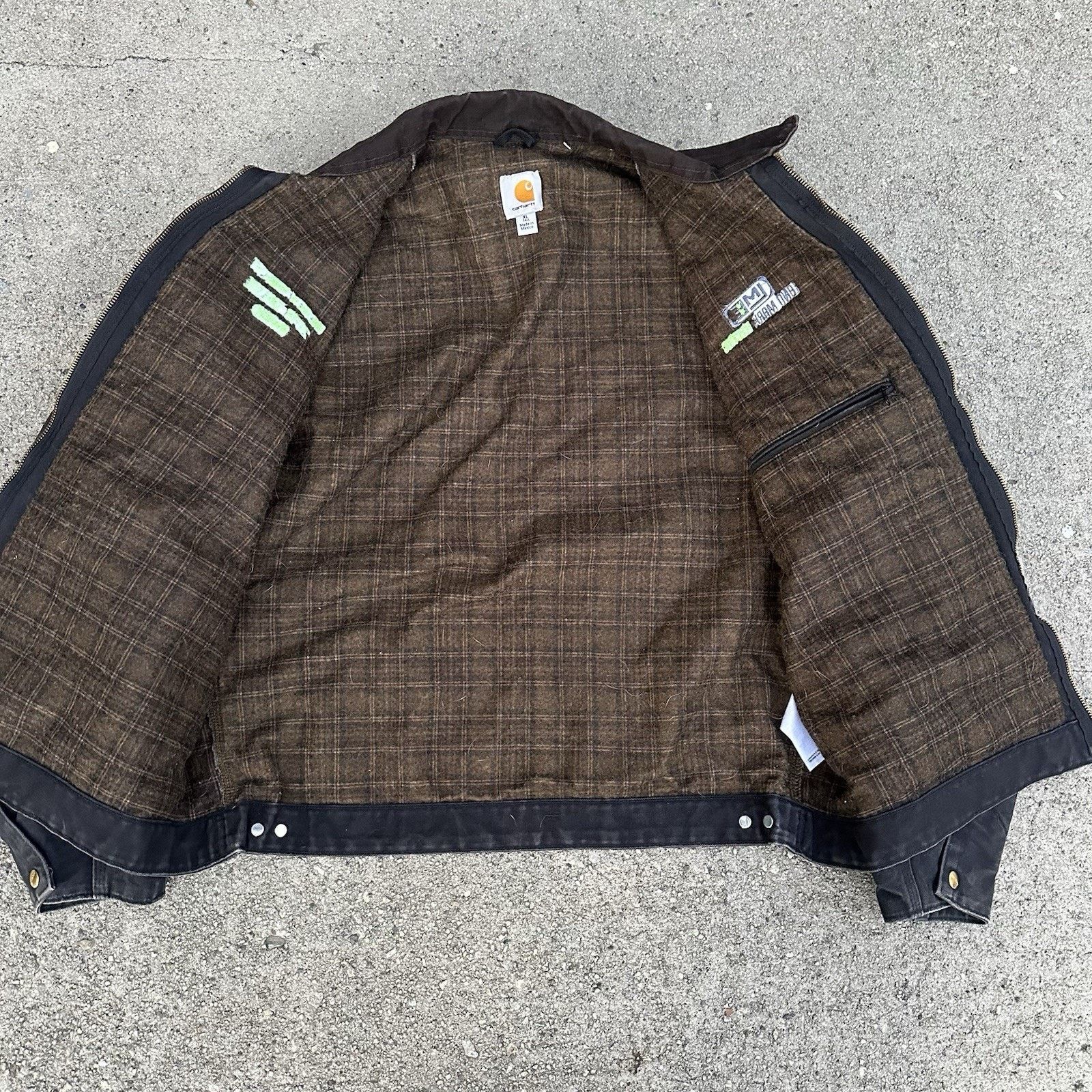 Carhartt × Essentials × Vintage Vintage Carhartt Faded Black Detroit Jacket XL Tall Workwear Size US XL / EU 56 / 4 - 3 Thumbnail