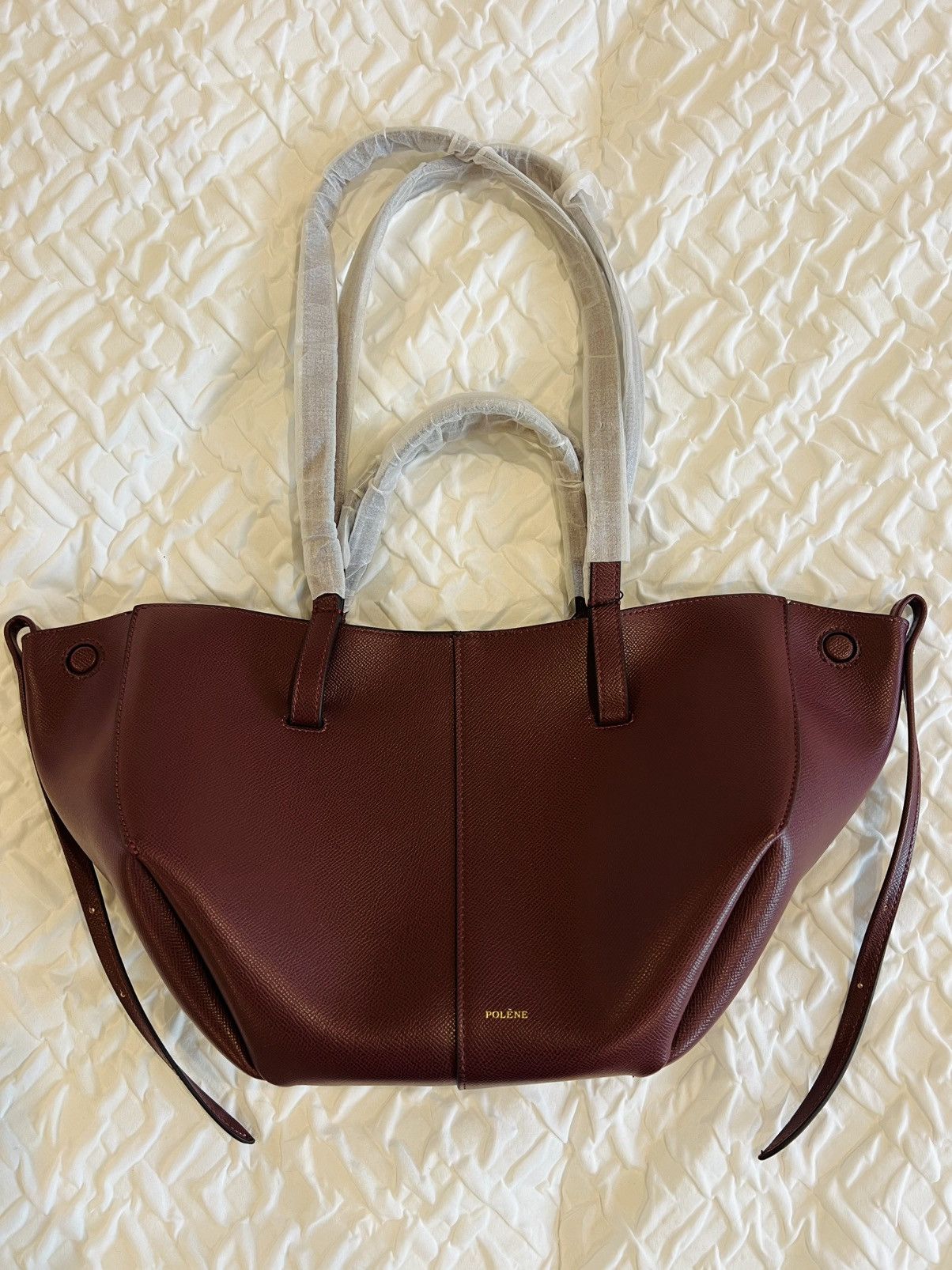 Polene Cyme Mini EDITION TEXTURED BLACK CHERRY Size ONE SIZE - 8 Thumbnail