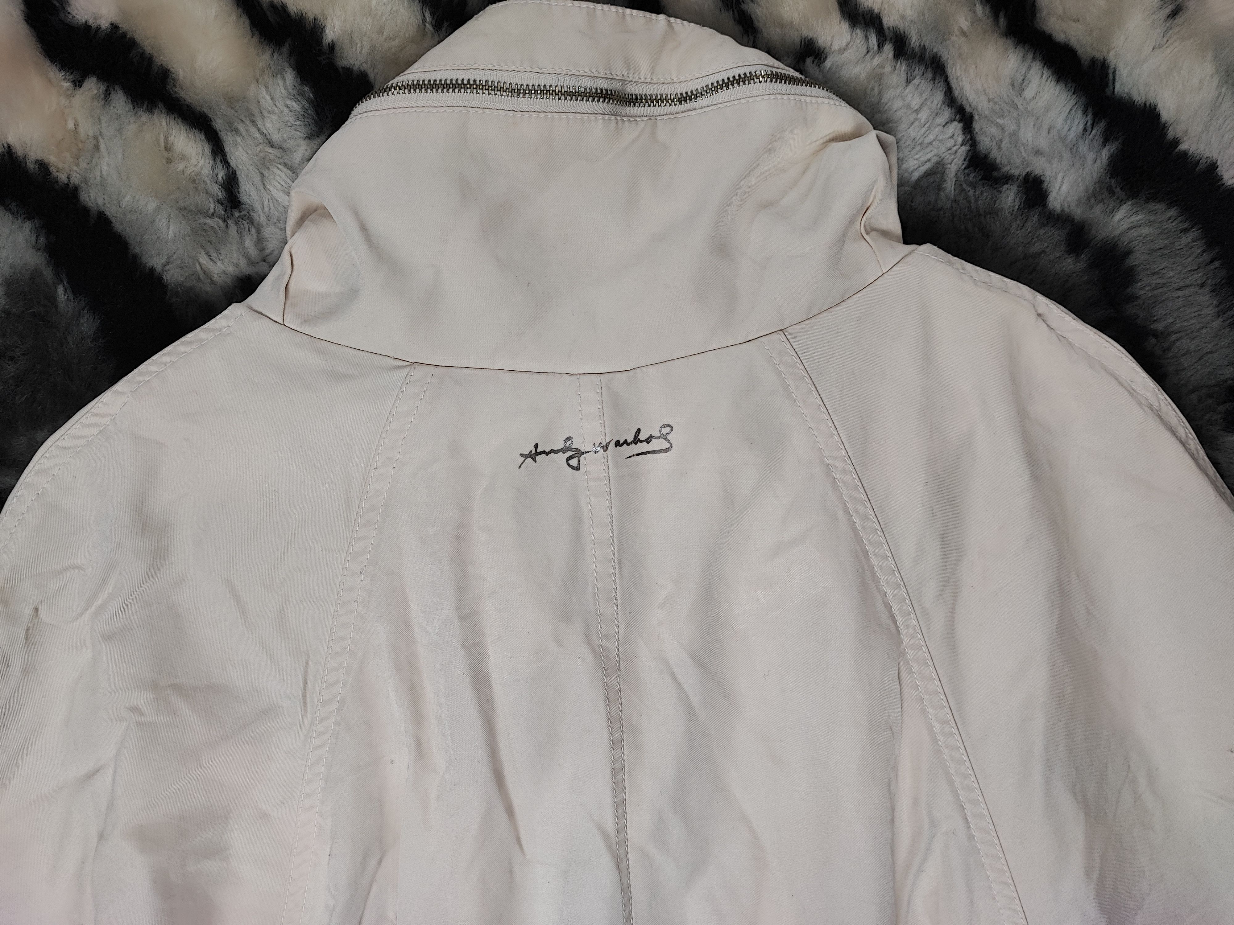 Andy Warhol Andy Warhol Dohc Jacket Freesize Cream Colour Size ONE SIZE - 20 Thumbnail