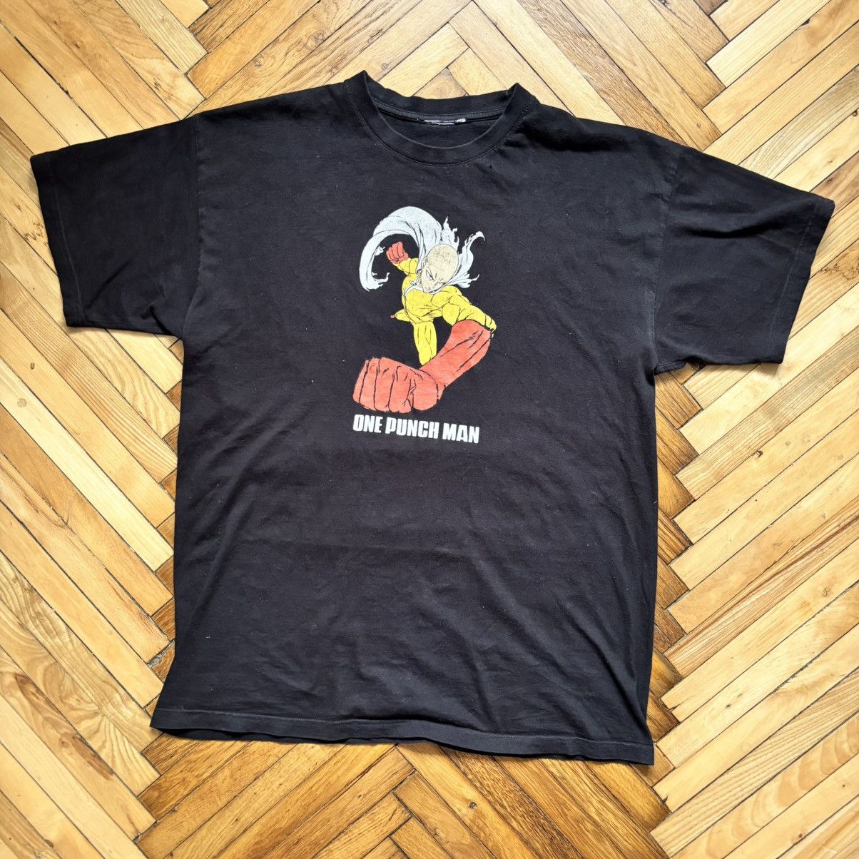 Anime × Hysteric Glamour × Japanese Brand Vintage One Punch Man Anime Black TShirt Size US L / EU 52-54 / 3 - 1 Thumbnail