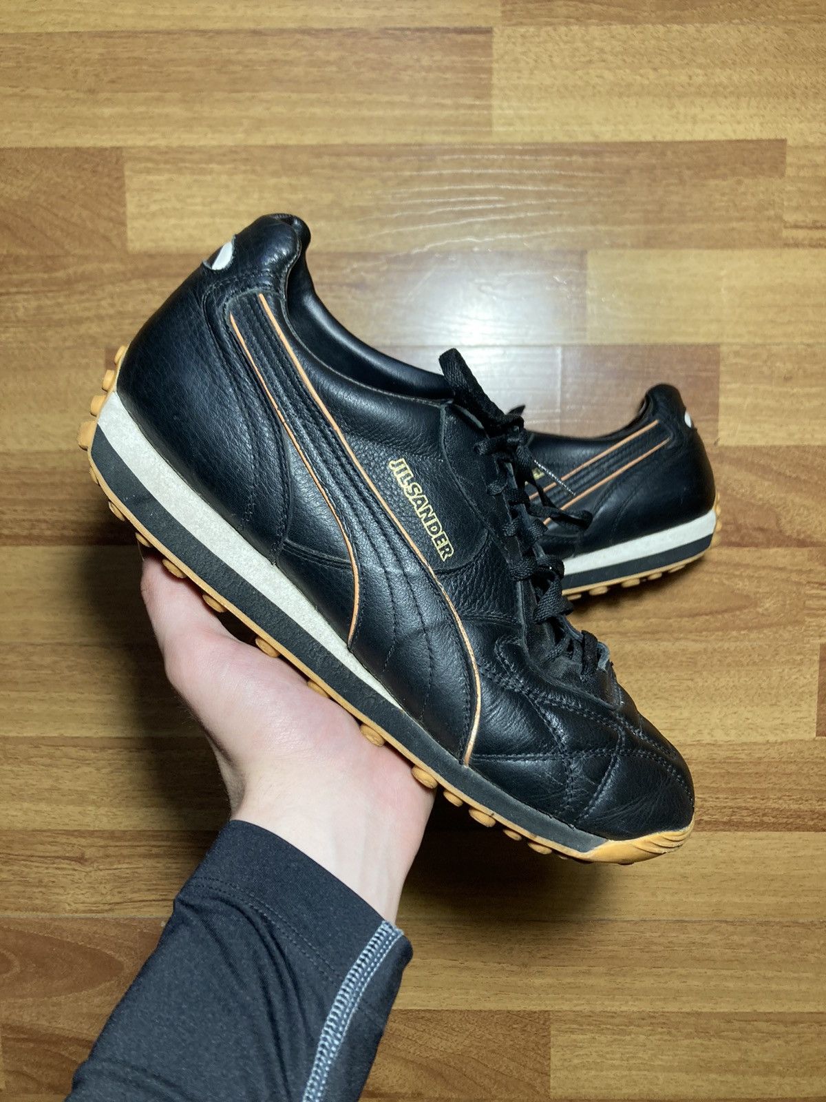 Vintage Jil Sander x Puma King Vintage 2001 leather sneakers shoes | Grailed