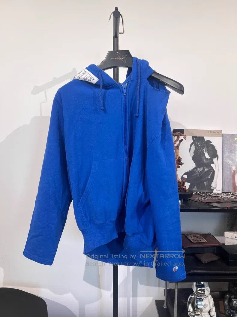 Vetements VETEMENTS Champion Off-Shoulder Destruction Hoodie Size US XS / EU 42 / 0 - 1 Thumbnail