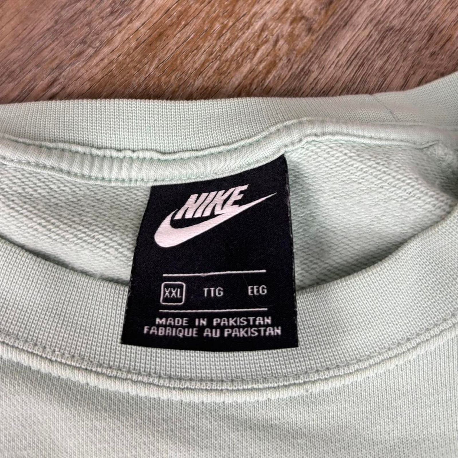 Nike Nike Cropped Mint Green Sweatshirt Size XXL / US 16-18 / IT 52-54 - 5 Thumbnail