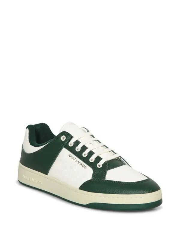 Saint Laurent Paris o1bcso1str1225 SL/61 Sneakers In Perforated Leather in White Size US 11 / EU 44 - 2 Thumbnail
