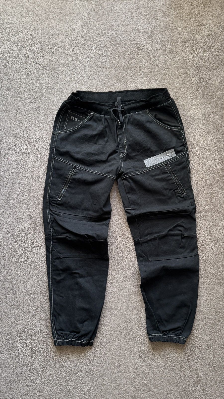 Japanese Brand Voi Jeans Beckham Y2K Baggy denim jogger pants Size US 36 / EU 52 - 3 Thumbnail