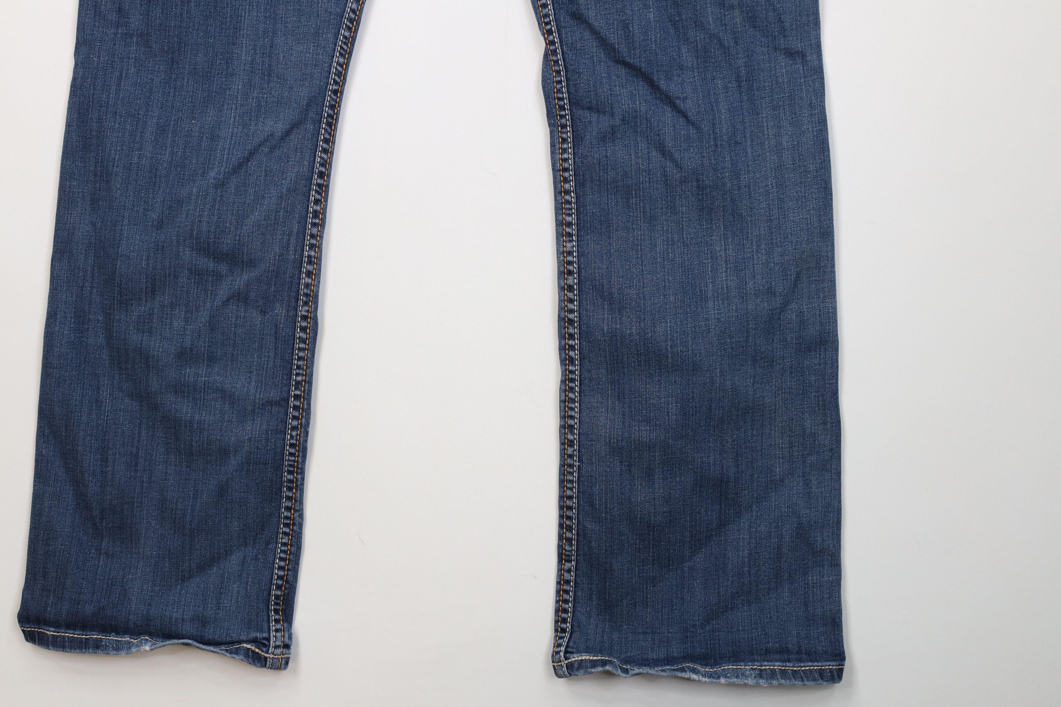 Vintage Vintage Y2K Buckle BKE Faded Thick Stitch Culture Boot Jeans Size 32" / US 10 / IT 46 - 15 Thumbnail