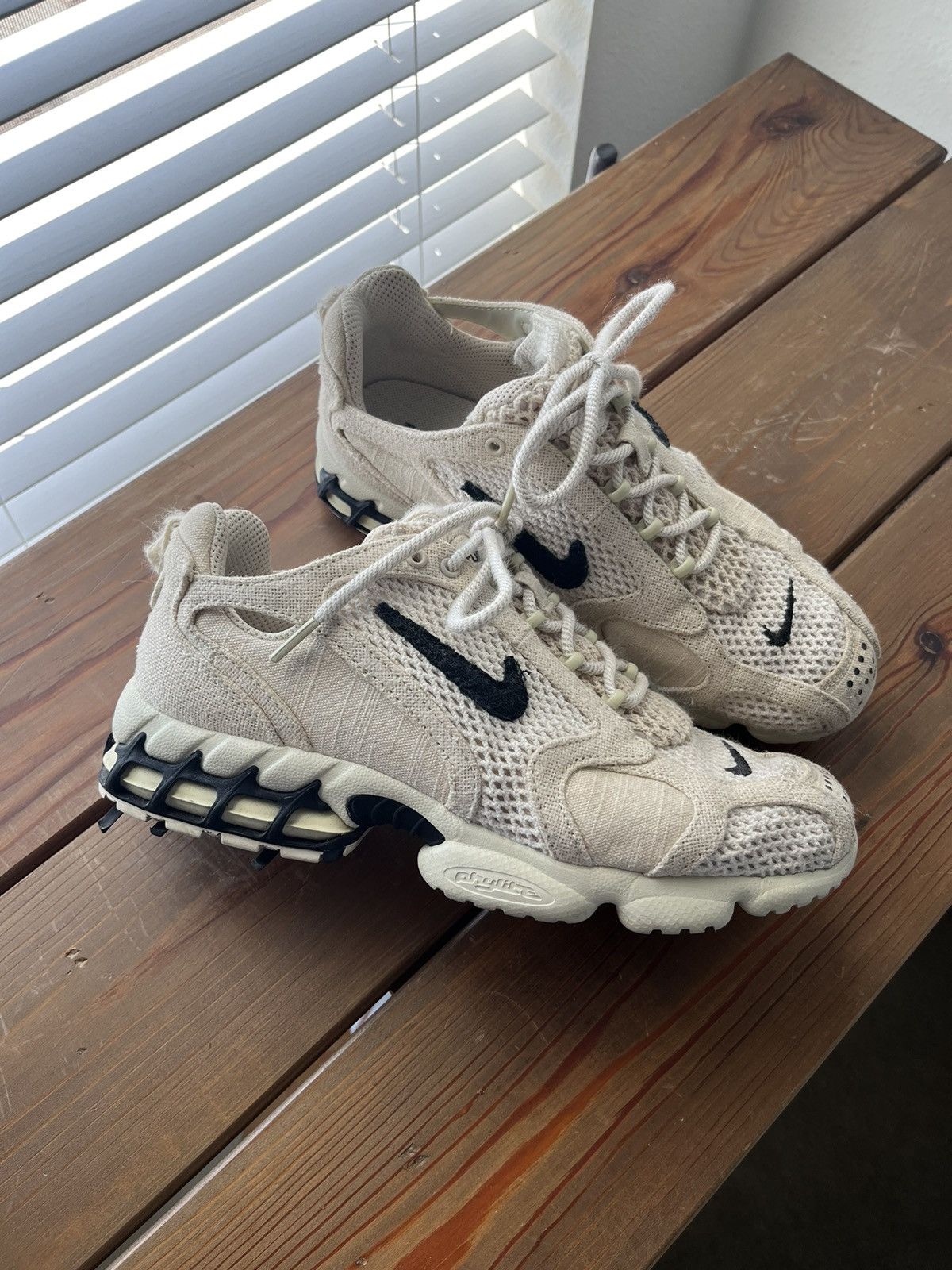 Nike × Stussy Stussy X Nike Air Zoom Spiridon Cage 2 Size US 8 / EU 41 - 1 Thumbnail
