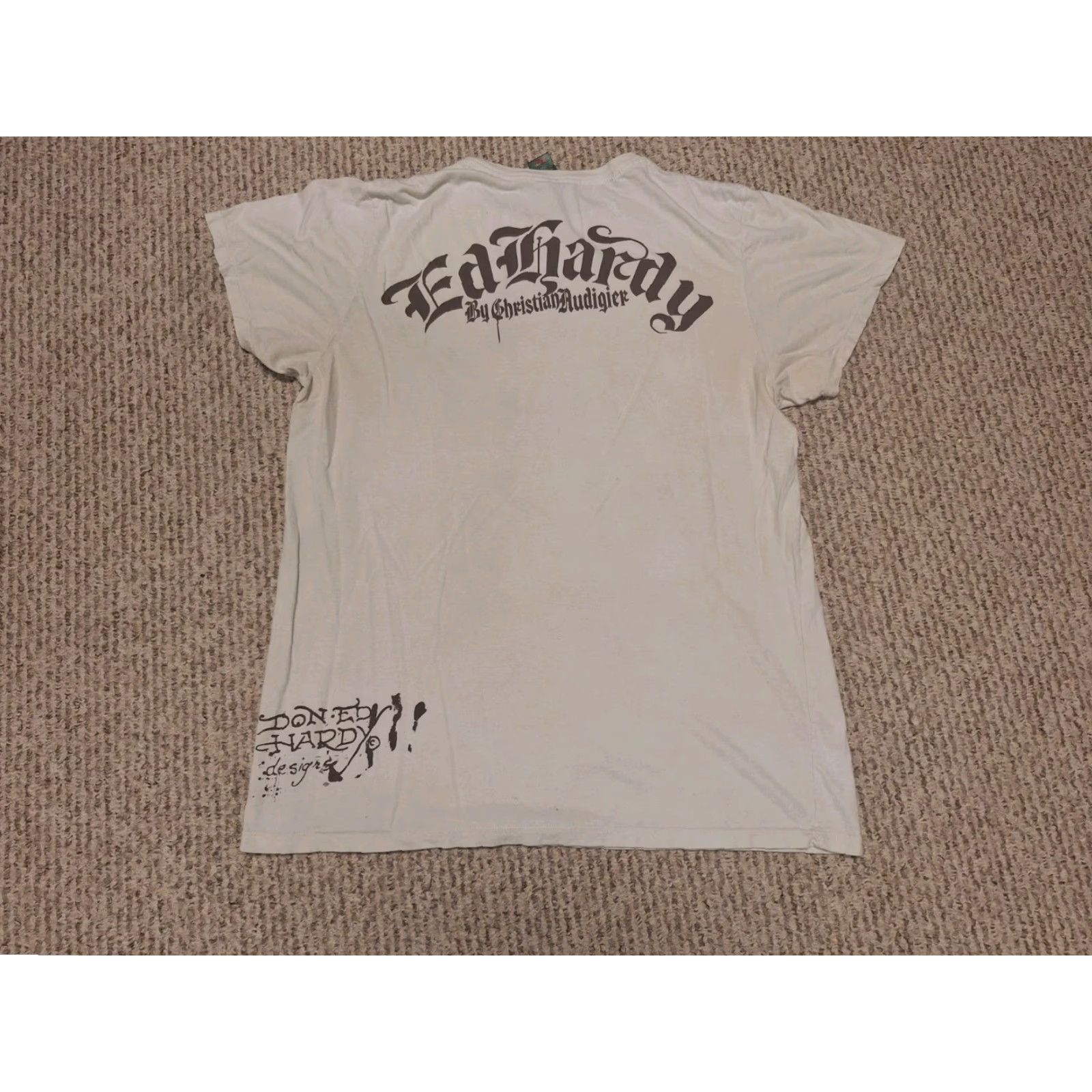 Ed Hardy Y2K Ed Hardy Love Kills Slowly Short Sleeve Graphic Shirt Men's XXL Size US XXL / EU 58 / 5 - 6 Thumbnail