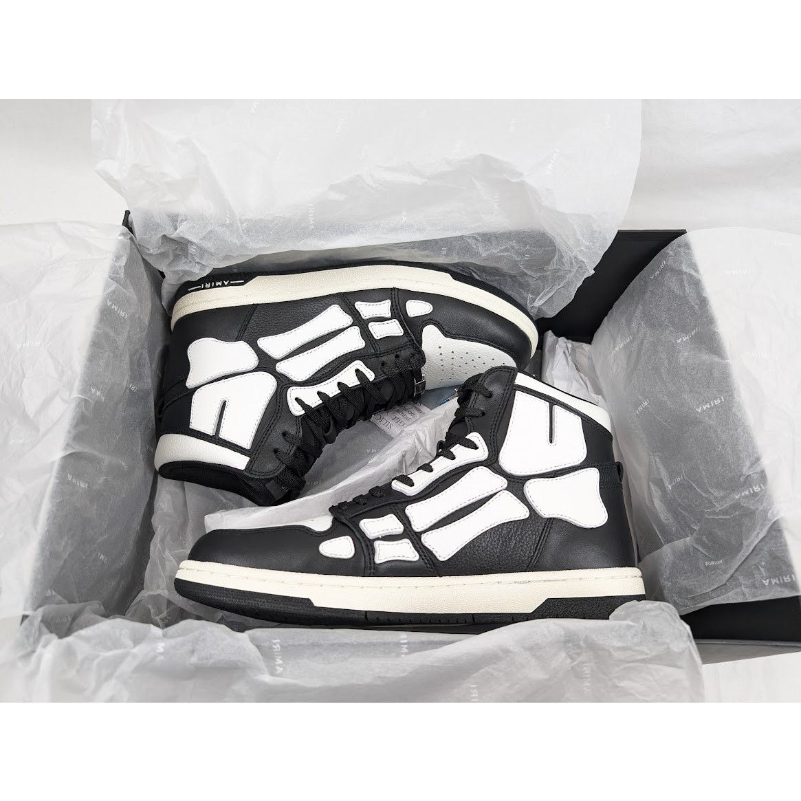 Amiri o1rshd1 Q:3 / Skel top hi / Skeleton high top Sneakers Size US 10 / EU 43 - 22 Thumbnail