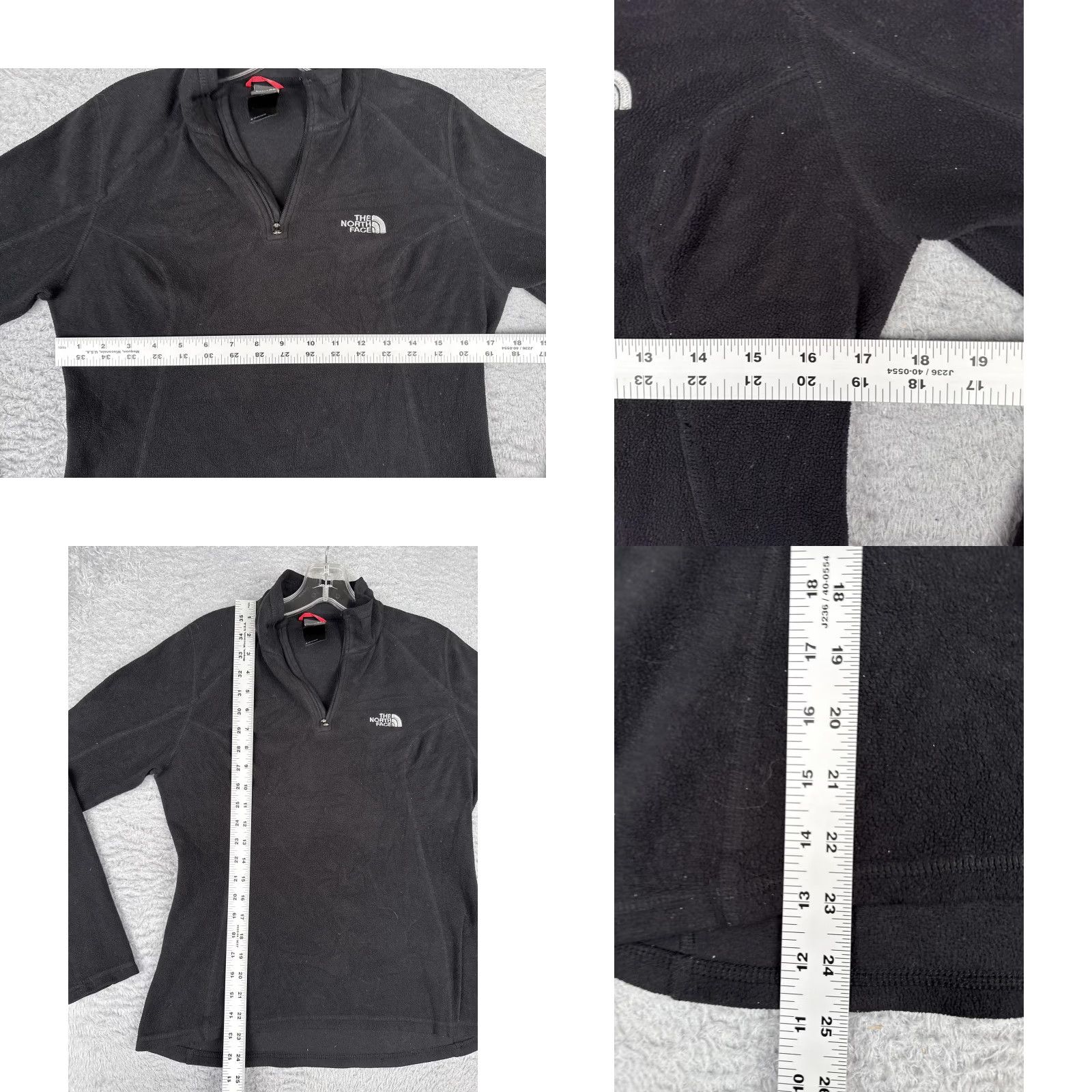 The North Face The North Face Fleece Pullover Womens Small Black 1/4 Zip Mock Neck Hiking Top Size S / US 4 / IT 40 - 8 Thumbnail