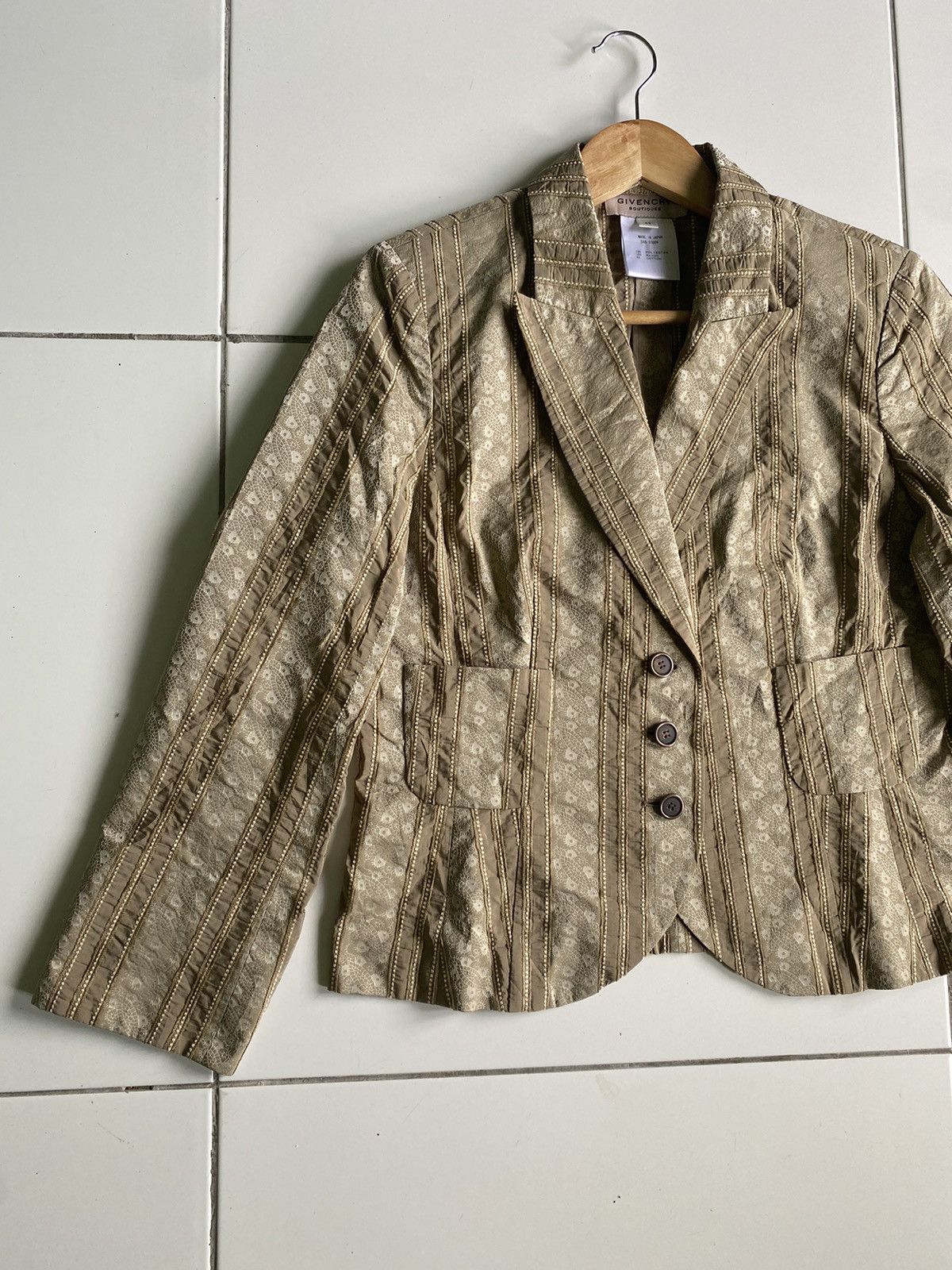 Givenchy Givenchy striped flowers Cropped coats Size M / US 6-8 / IT 42-44 - 3 Thumbnail