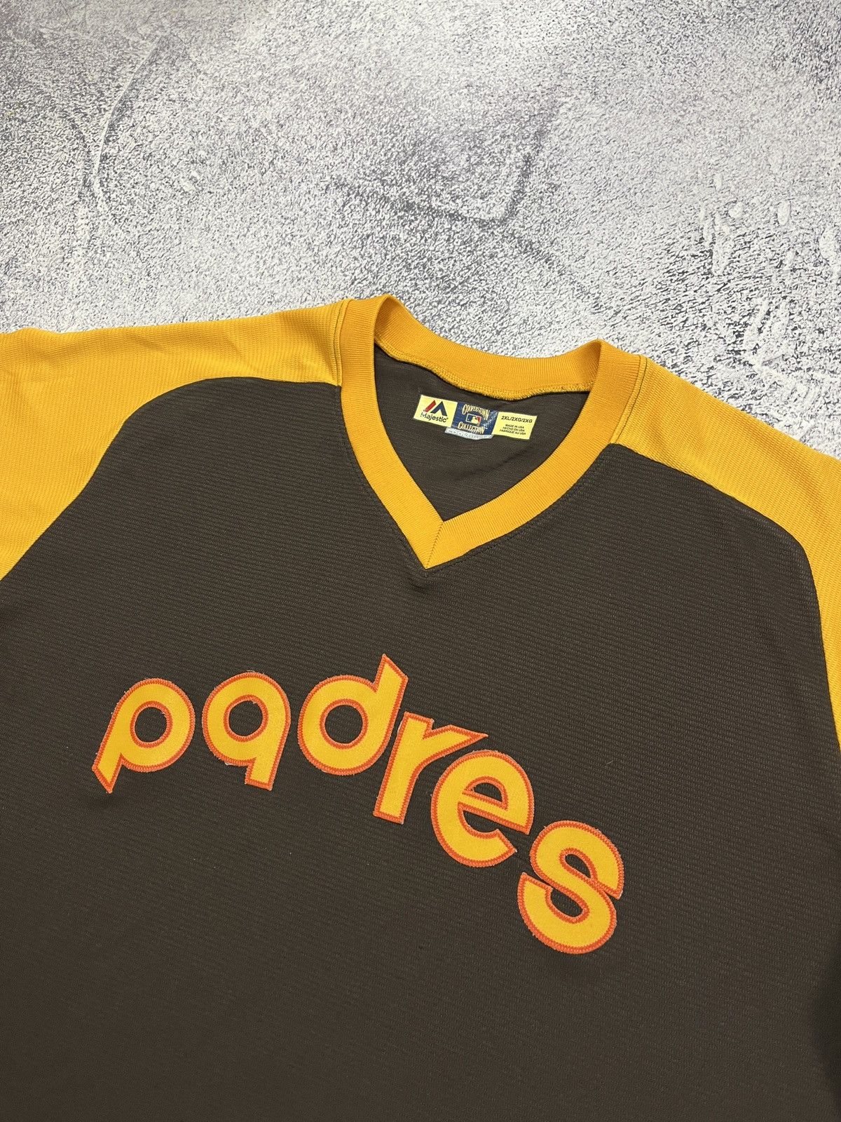 MLB × Majestic × Vintage Vintage Baseball San Diego MLB Majestic Padres Jersey Size US XXL / EU 58 / 5 - 4 Thumbnail
