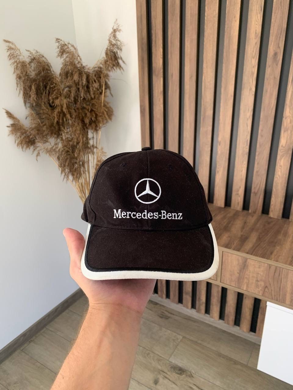 Mercedes-Benz × Vintage Vintage 00's Mercedes Benz Official Black Logo Cap Y2K Size ONE SIZE - 2 Thumbnail