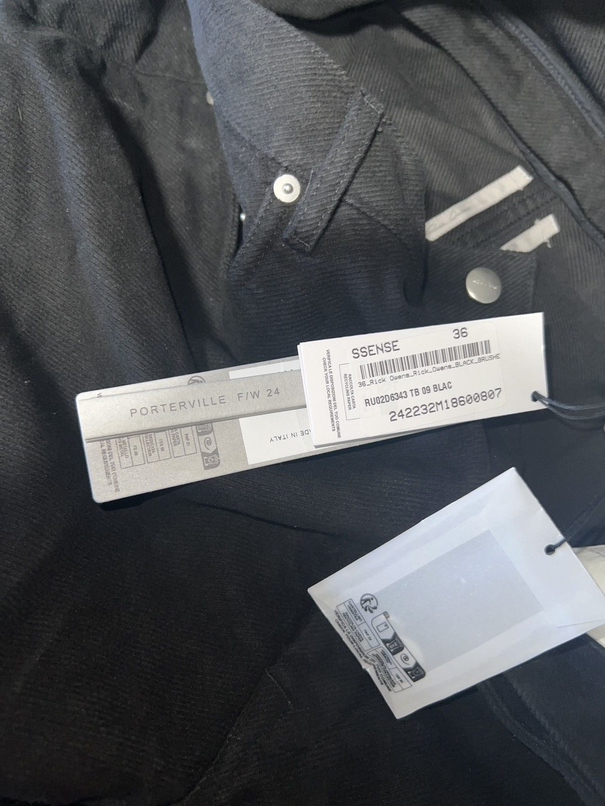 Rick Owens Rick Owens Banana Bolan Jeans (Porterville F/W 24) Size US 36 / EU 52 - 3 Thumbnail