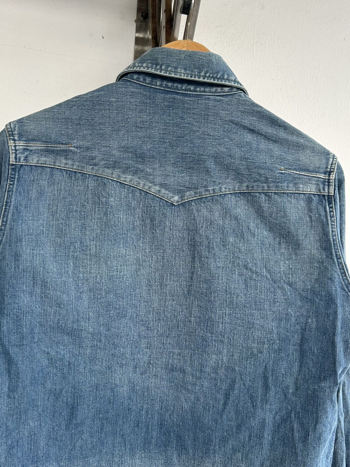 Number (N)ine Number Nine Western Denim Button Up Shirt Size US L / EU 52-54 / 3 - 7 Thumbnail