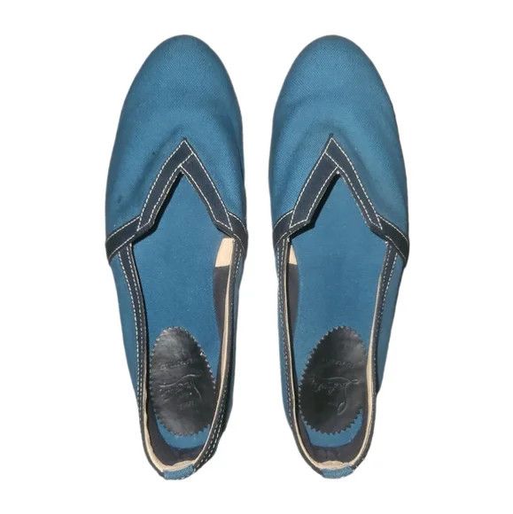 Christian Louboutin Men's Blue Canvas Espadrilles Size US 9 / EU 42 - 5 Thumbnail