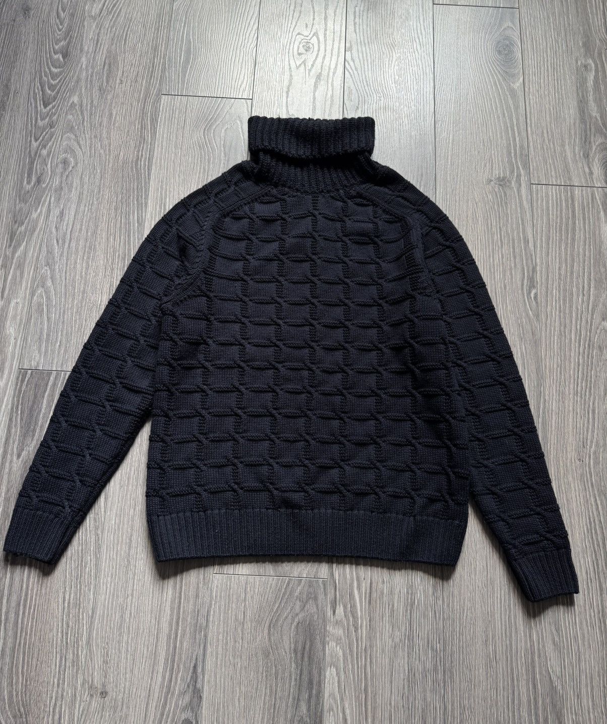 Zanone Zanone Slowear cable-knit turtleneck sweater RRP €478 Size US S / EU 44-46 / 1 - 9 Thumbnail