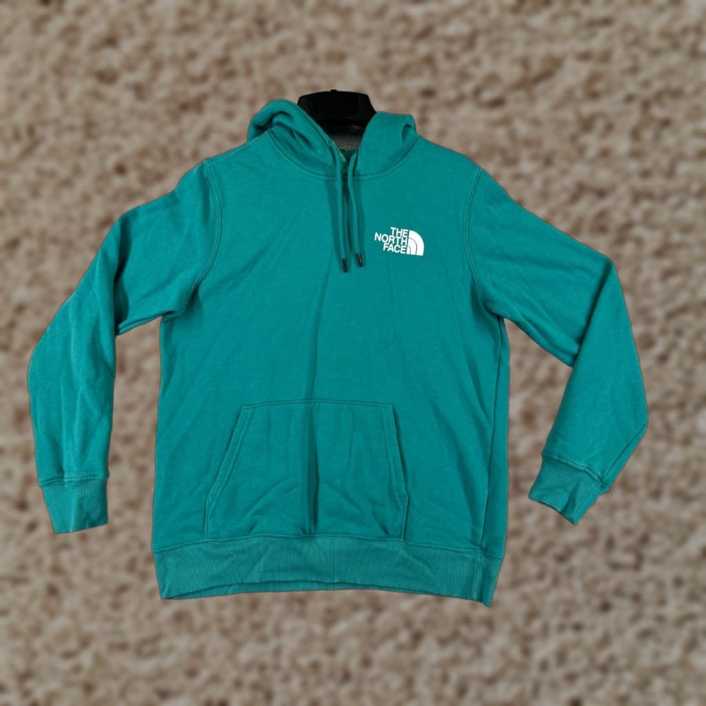 The North Face The North Face Womens Hoodie Pullover Cotton Jersey Teal Activewear Casual Fall Winter Small Women Size S / US 4 / IT 40 - 1 Thumbnail