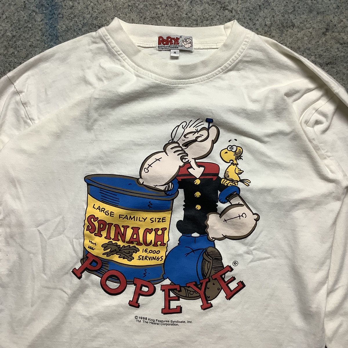 Cartoon Network × Vintage 1998 Popeye Vintage Longsleeve Size US M / EU 48-50 / 2 - 2 Thumbnail