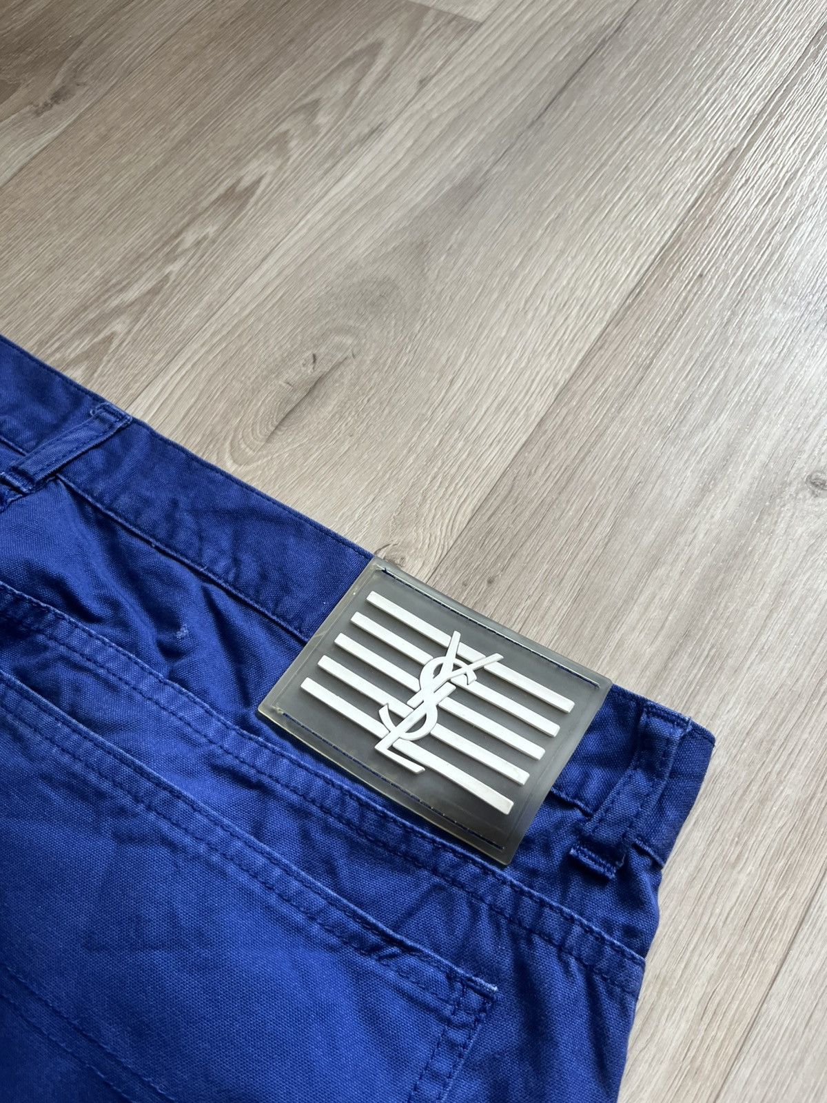 Yves Saint Laurent Vintage Yves Saint Laurent Blue Denim Pants Size US 36 / EU 52 - 4 Thumbnail