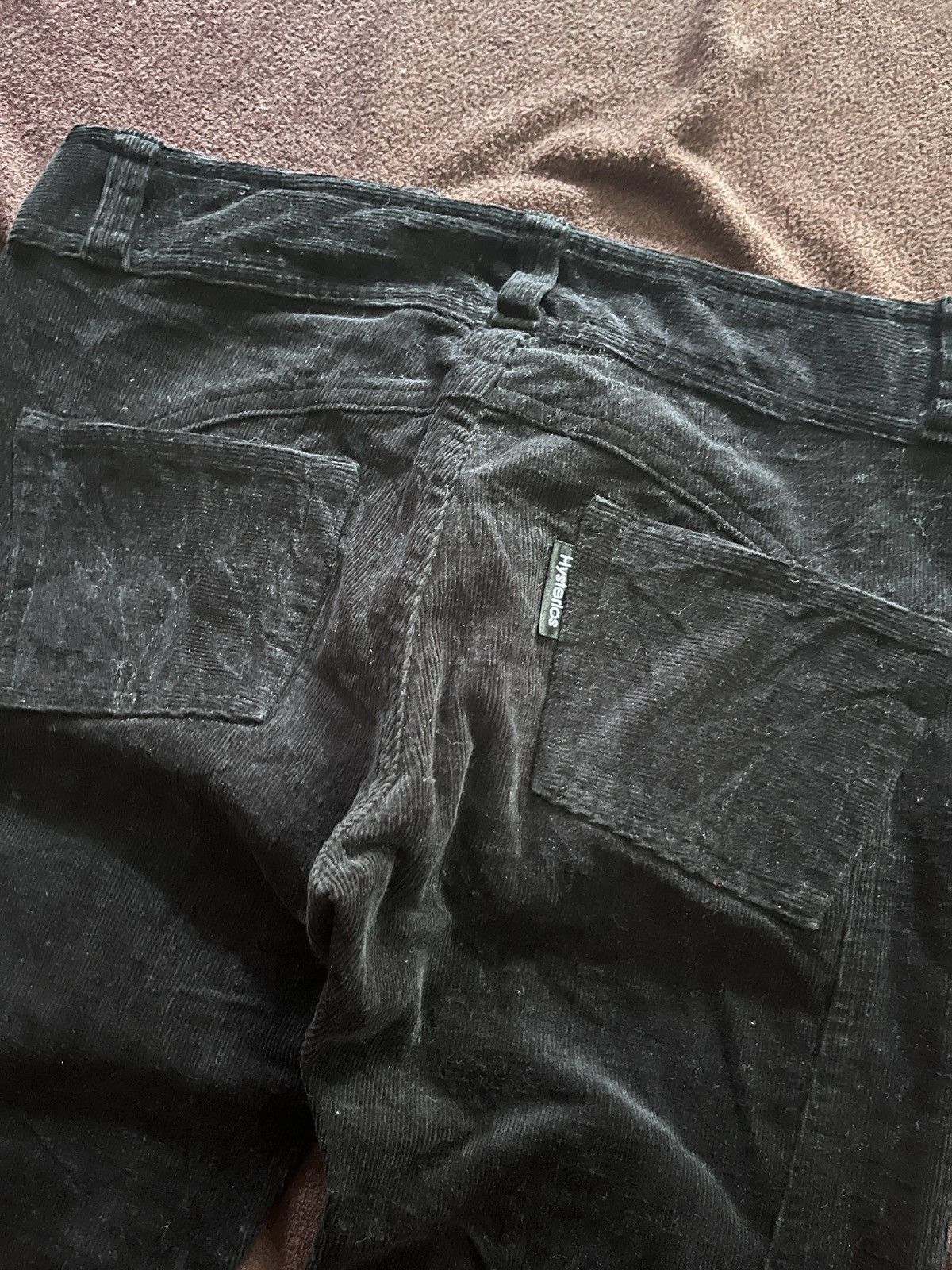 Hysteric Glamour ❤️Hysteric Glamour Black Corduroy Super Flare ❤️ Size US 29 - 7 Thumbnail