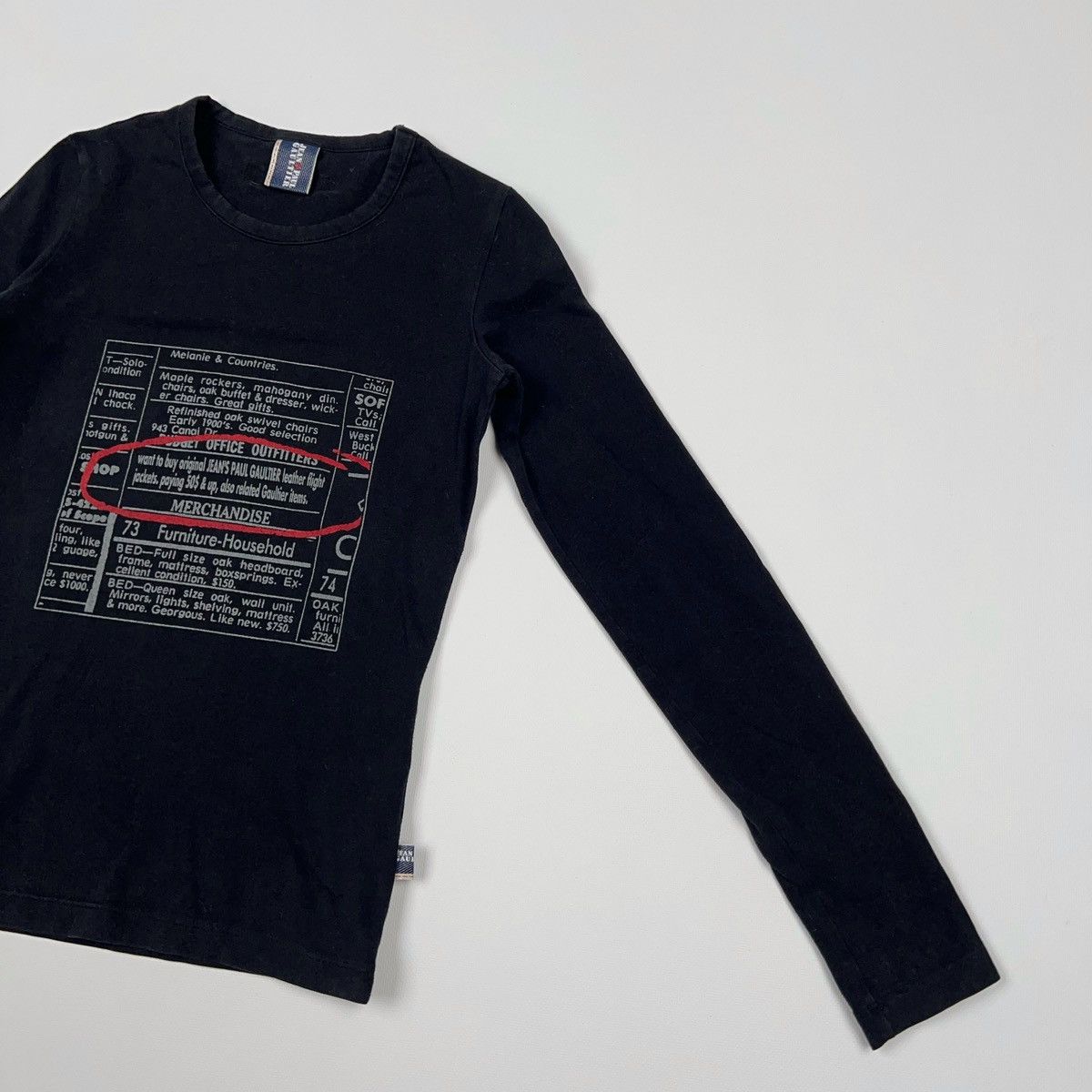 Jean Paul Gaultier Jean Paul Gaultier Vintage Printed Longsleeve Tee Size S / US 4 / IT 40 - 6 Thumbnail