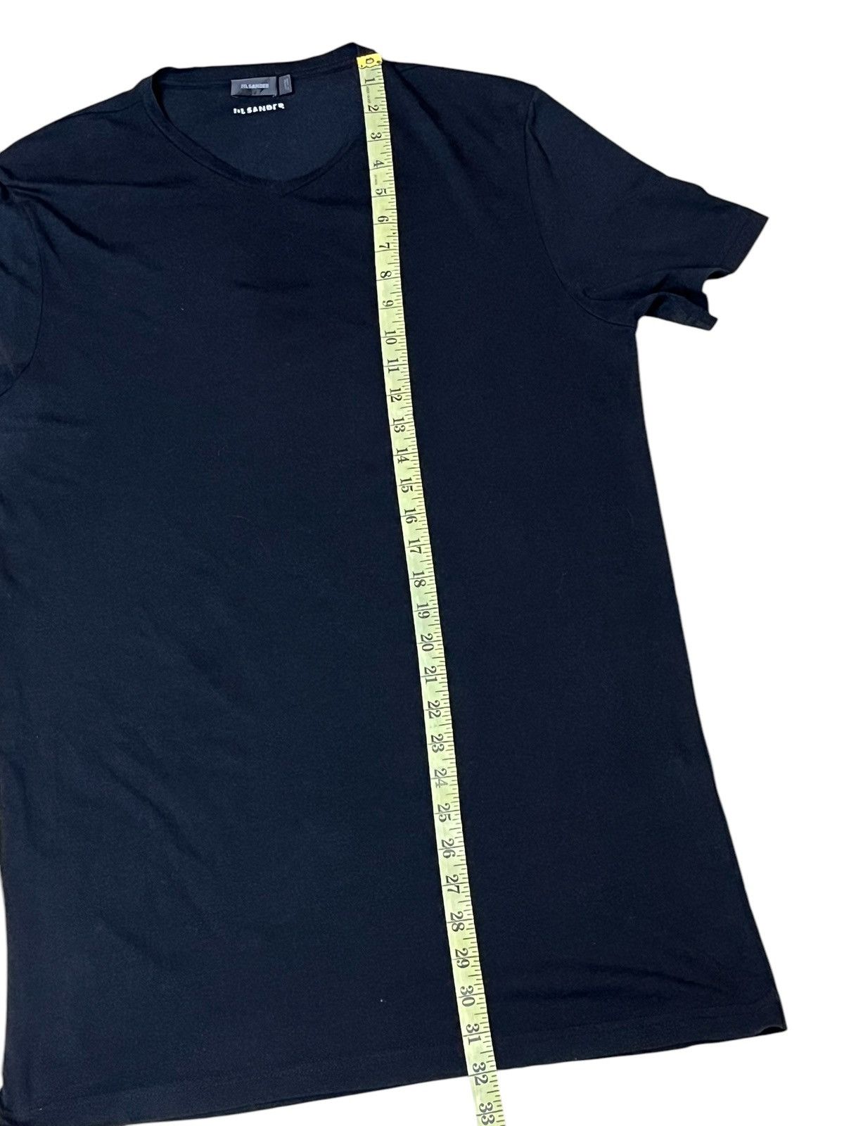 Jil Sander JIL SANDER V-NECK PLAIN TEE SHIRT. Size US L / EU 52-54 / 3 - 6 Thumbnail