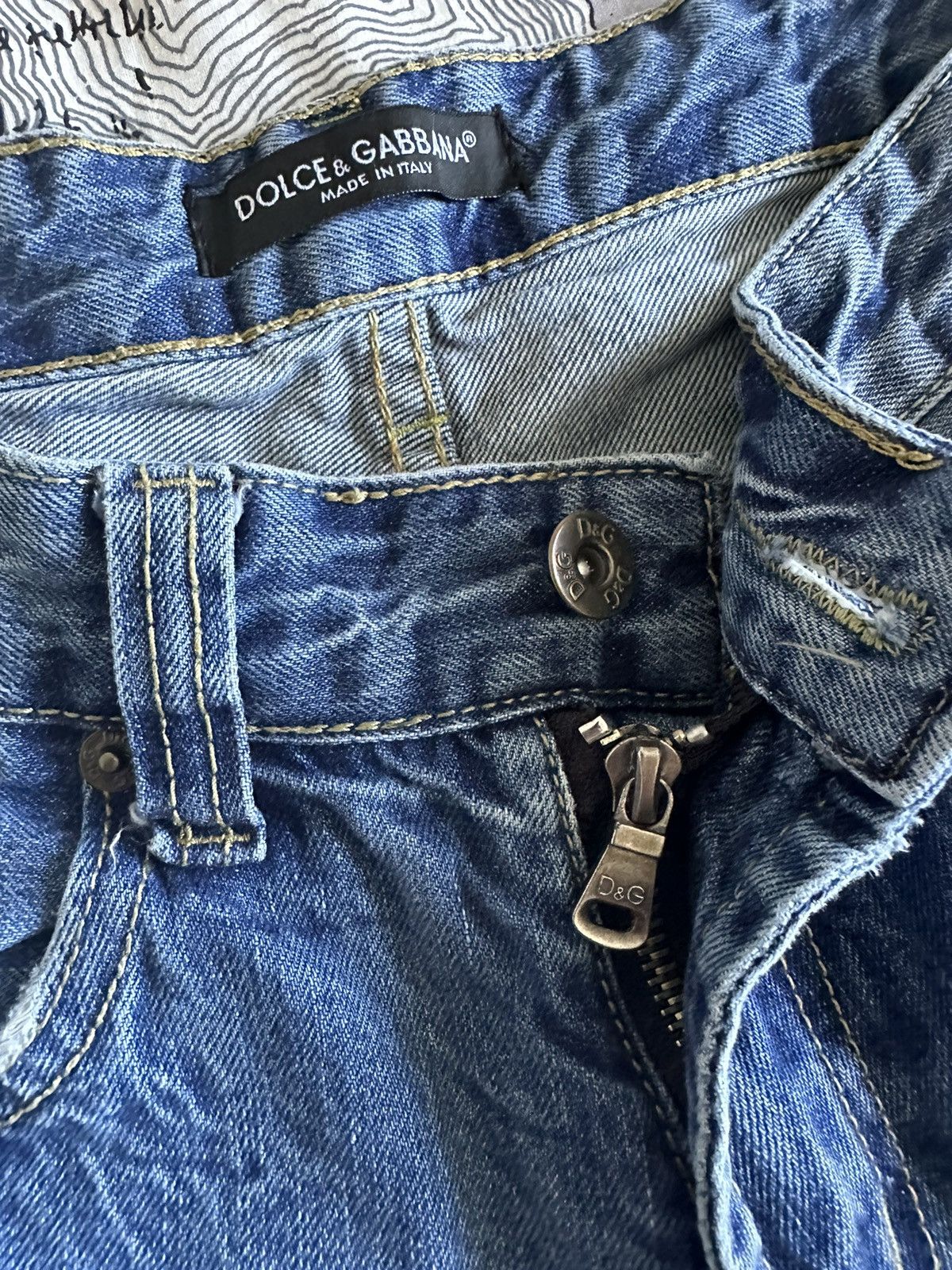 Dolce & Gabbana × Vintage Jeans Dolce&Gabbana Size US 28 / EU 44 - 5 Thumbnail
