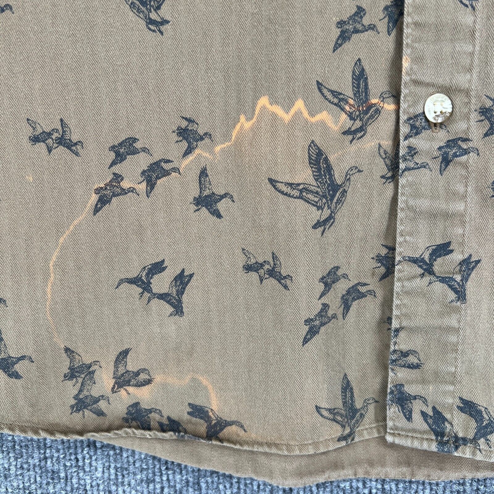 Columbia Vintage Columbia Shirt Brown All Over Duck Print XL Size US XL / EU 56 / 4 - 8 Thumbnail