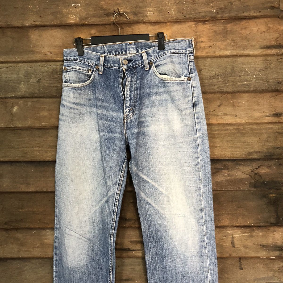 Levi's Levis Strauss & Co Blue vintage faded Jeans Pants #7311 Size US 33 - 2 Thumbnail