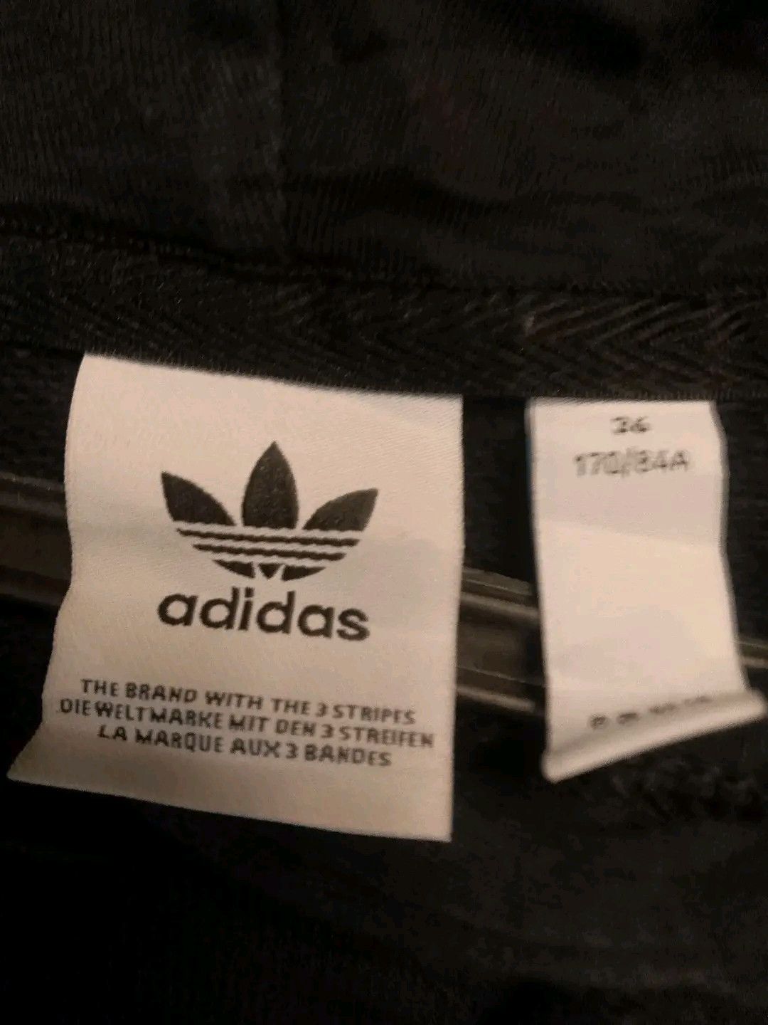 Adidas Adidas Black Hoodie with Bold Trefoil Logo Size US L / EU 52-54 / 3 - 4 Thumbnail