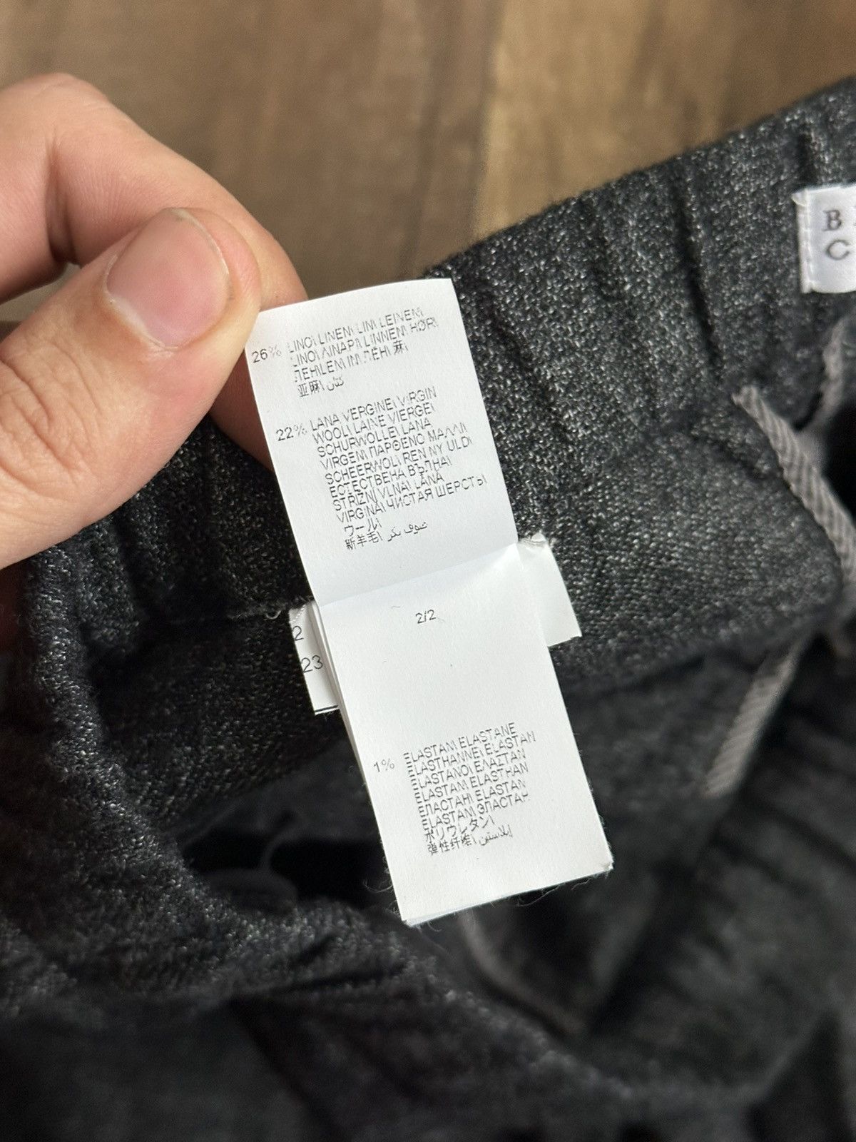 Brunello Cucinelli Brunello Cucinelli Wool Linen Trousers Pants Size 27" / US 4 / IT 40 - 13 Thumbnail