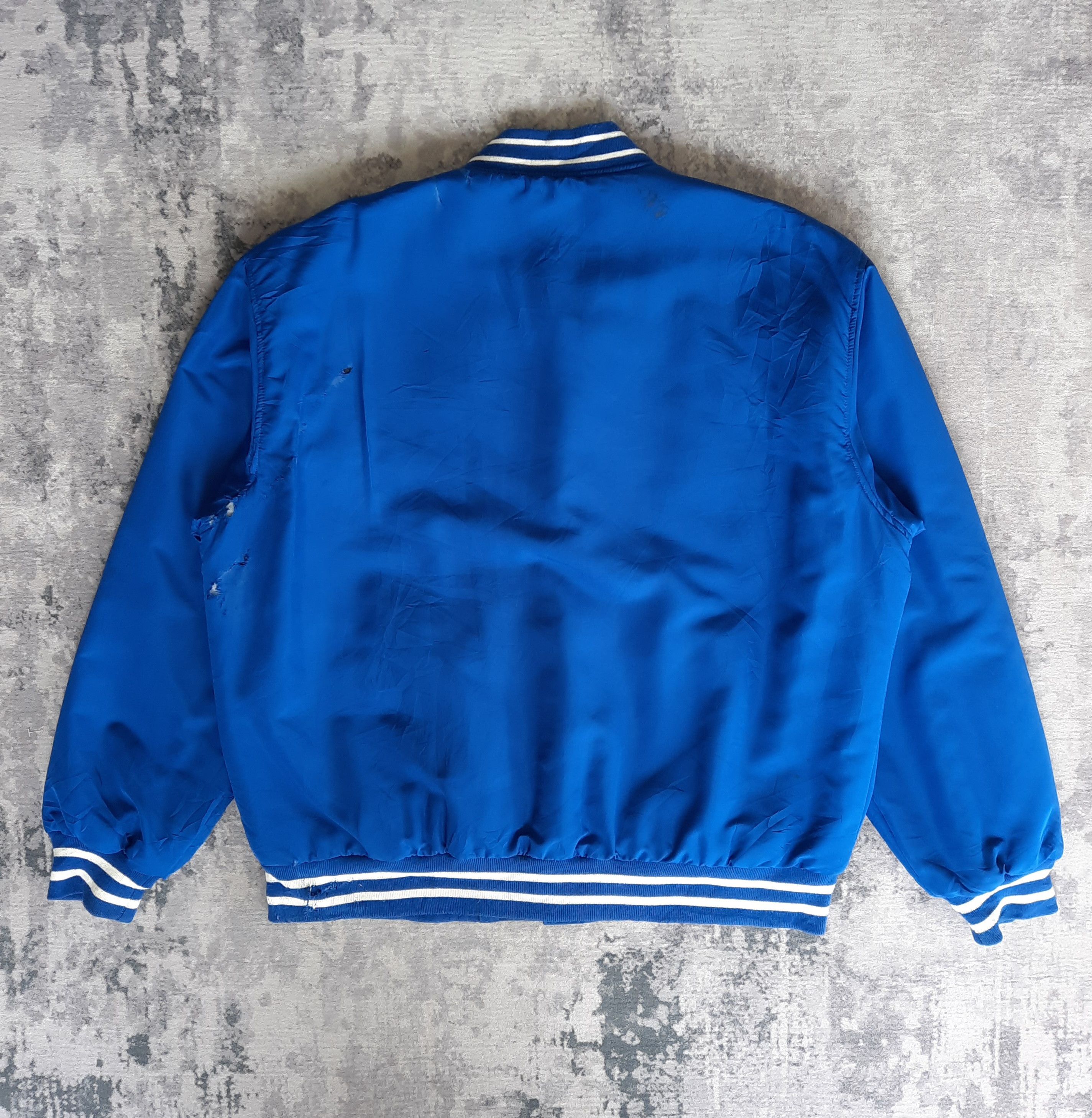 Jeff Hamilton 🌟Vintage La dodgers distressed reversible baseball jacket Size US XL / EU 56 / 4 - 8 Thumbnail