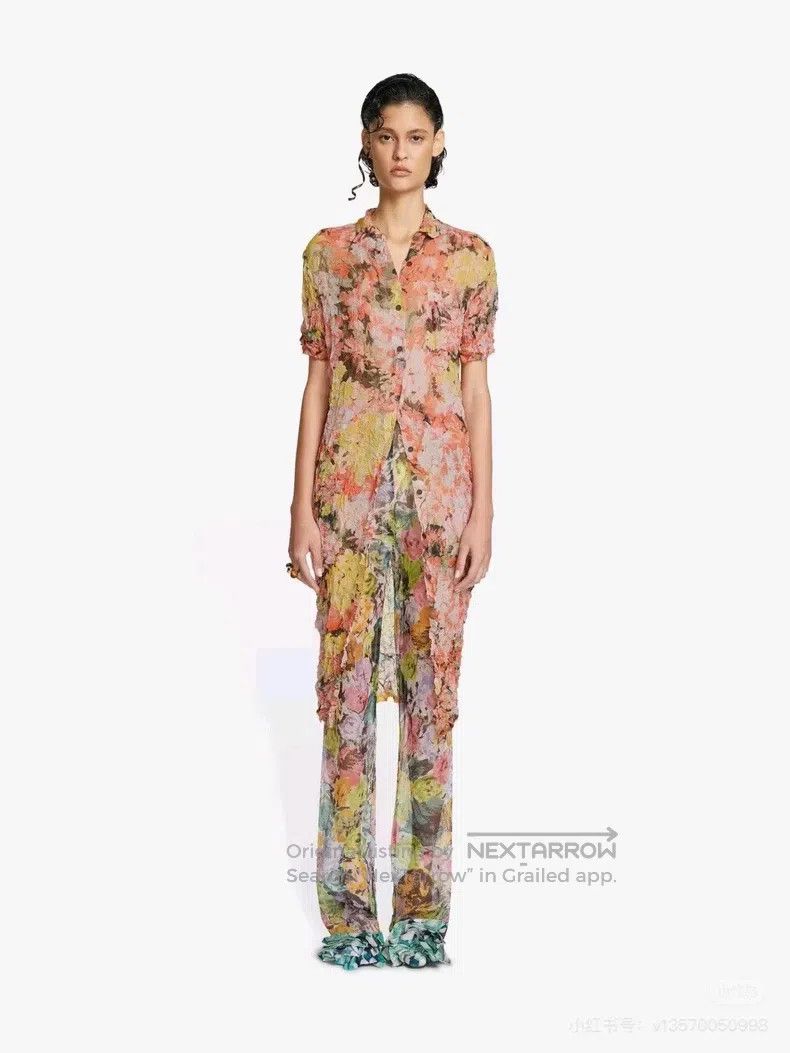 Dries Van Noten Dries Van Noten Printed Dress Size M / US 6-8 / IT 42-44 - 6 Thumbnail