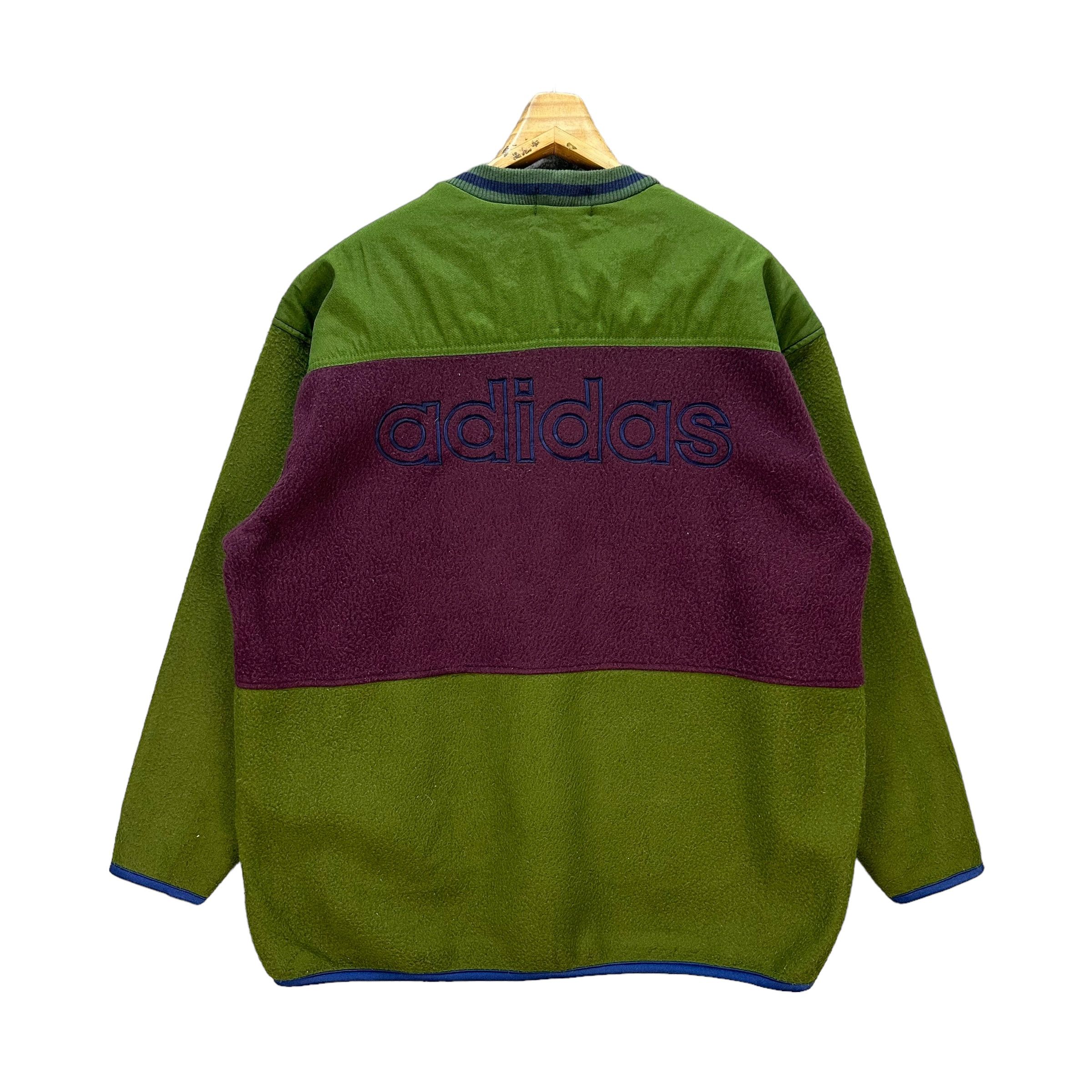 Adidas ADIDAS EMBROIDERY BIG LOGO COLORBLOCK FLEECE #8870-033 Size US M / EU 48-50 / 2 - 9 Thumbnail