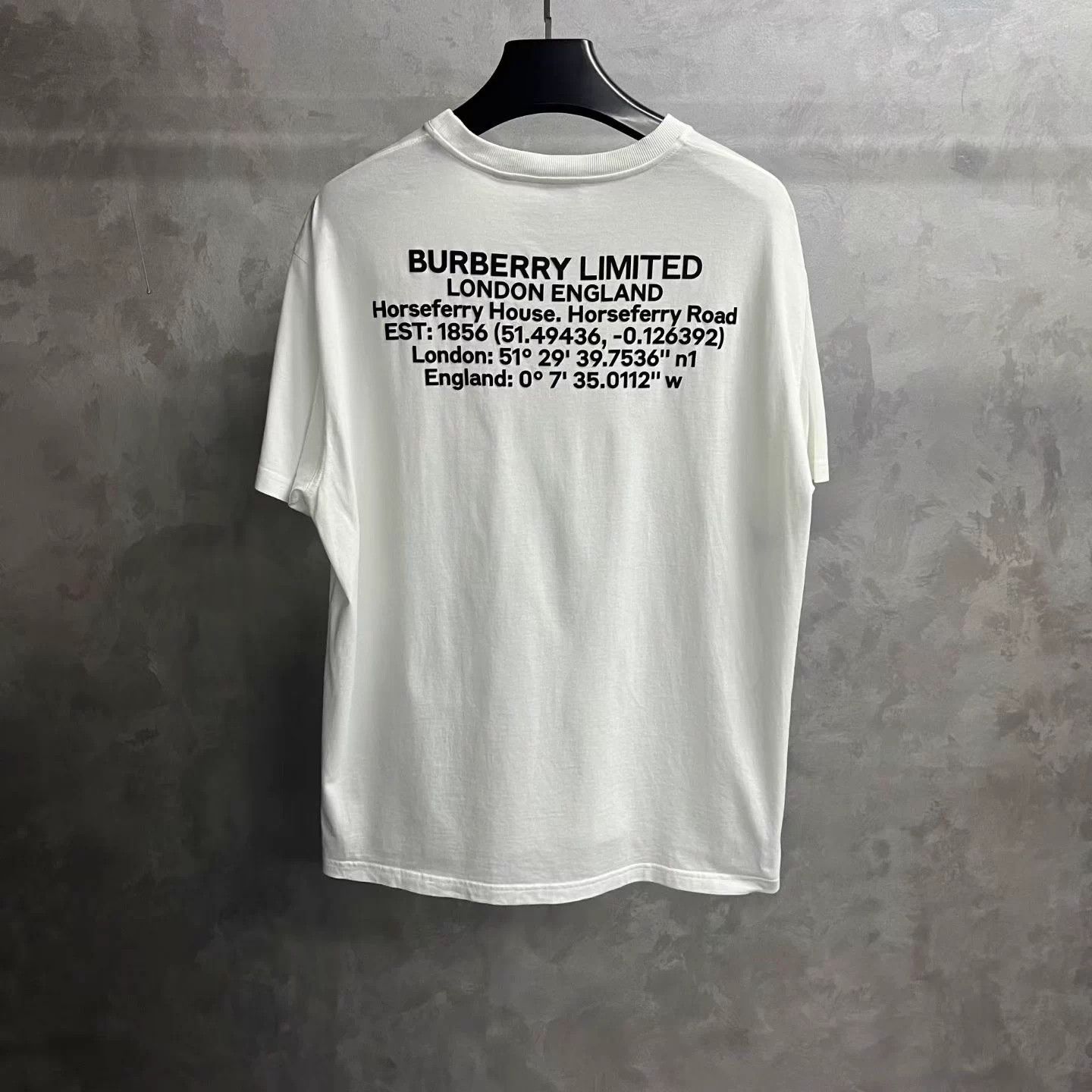 Burberry Burberry White Logo Print Crewneck Short-Sleeve T-shirt L Size US L / EU 52-54 / 3 - 2 Thumbnail