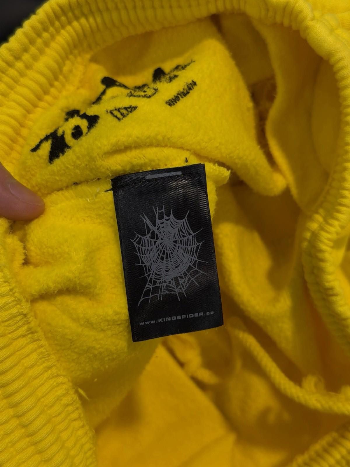 Sp5der Size M - Sp5der Worldwide Yellow Sweatpants Spider Size US 32 / EU 48 - 6 Thumbnail