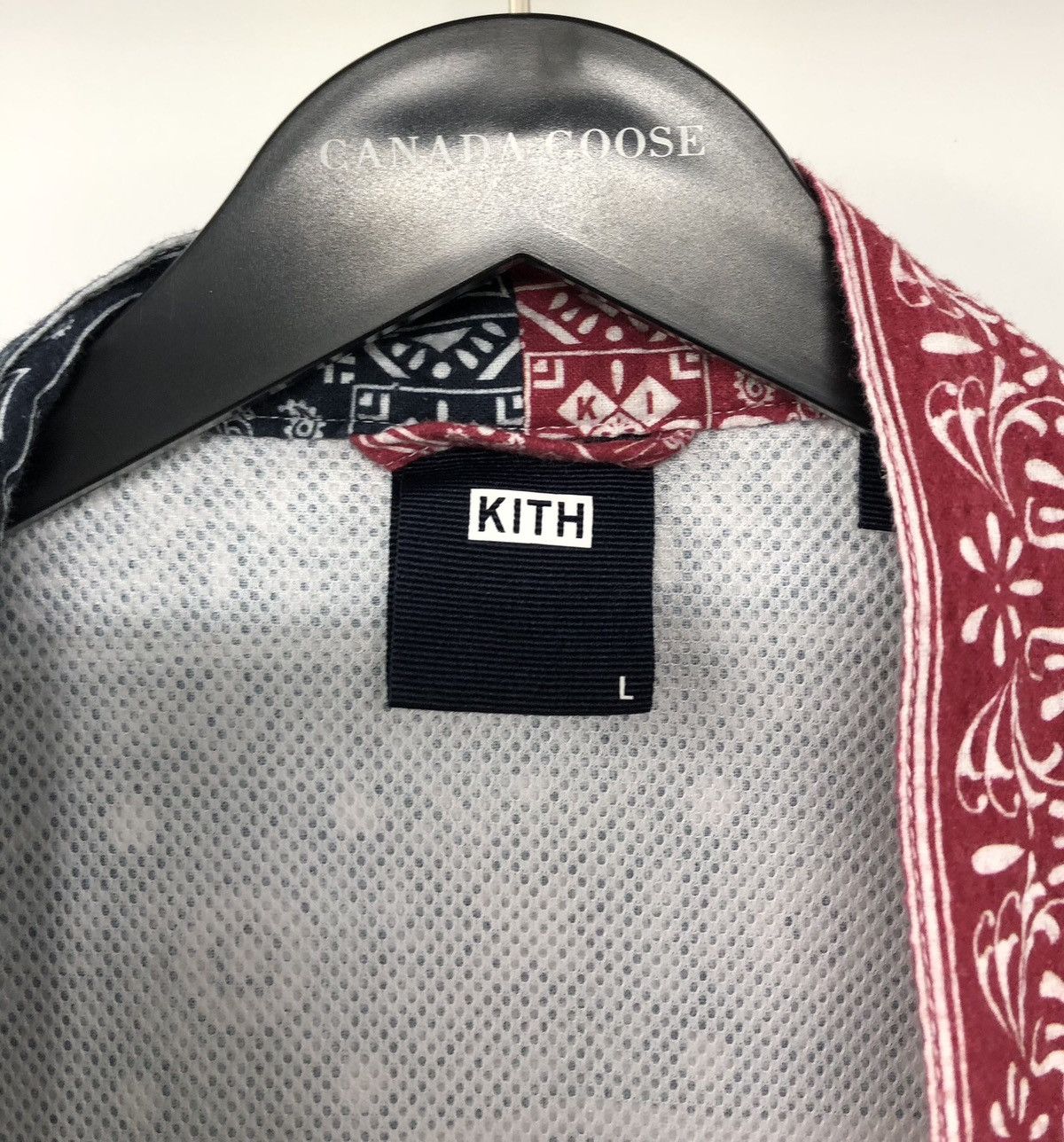 Kith Defective Kith SS20 Patchwork Bandana Red Blue Gi Large Size US L / EU 52-54 / 3 - 4 Thumbnail