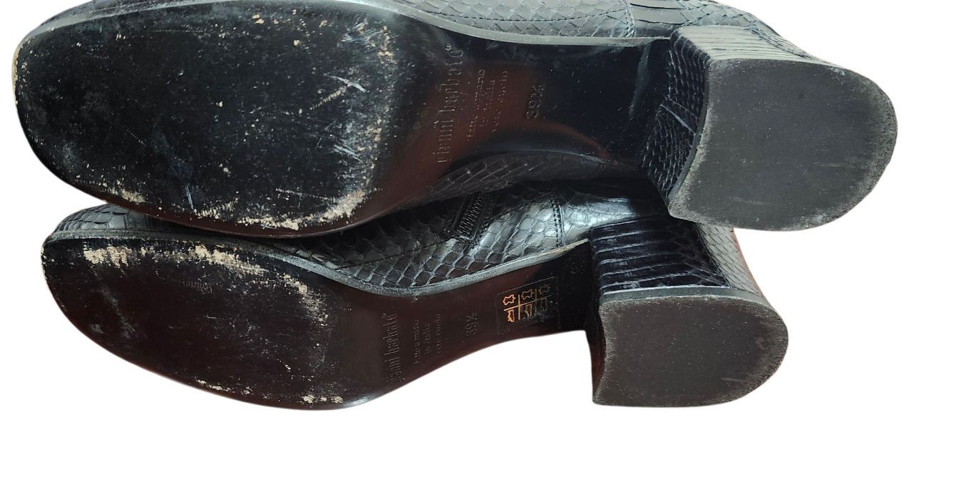 Gianni Barbato Gianni Barbato archive rare Python Leather ankle boots Size US 9.5 / IT 39.5 - 11 Thumbnail