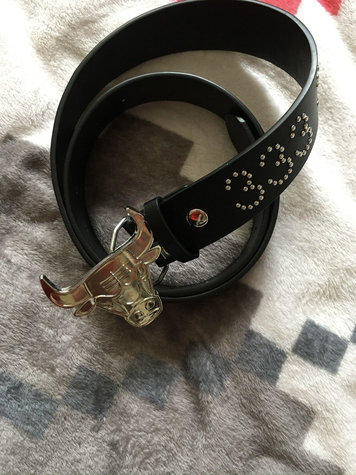 Half Evil Half evil Chicago bulls belt Size 40 - 1 Thumbnail