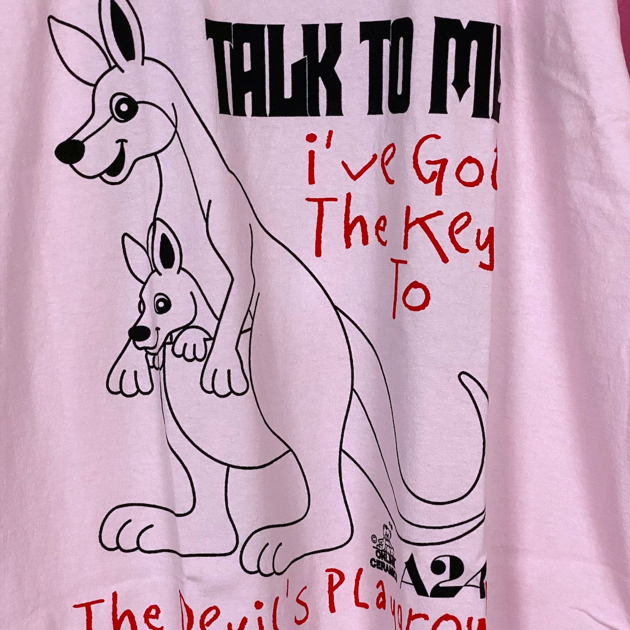 Online Ceramics ONLINE CERAMICS X A24 TALK TO ME DEVIL’S PLAYGROUND TEE Size US XL / EU 56 / 4 - 3 Thumbnail