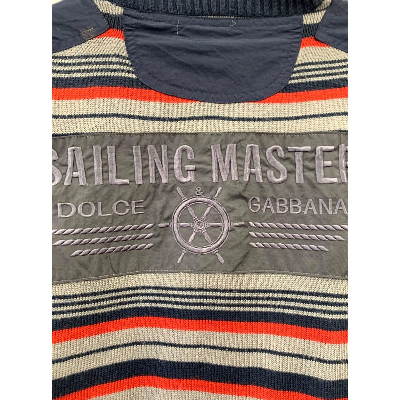 Dolce & Gabbana Dolce & Gabbana Sailing Master Sweater Mens M Striped Cotton Italy Nautical #144 Size US M / EU 48-50 / 2 - 4 Thumbnail