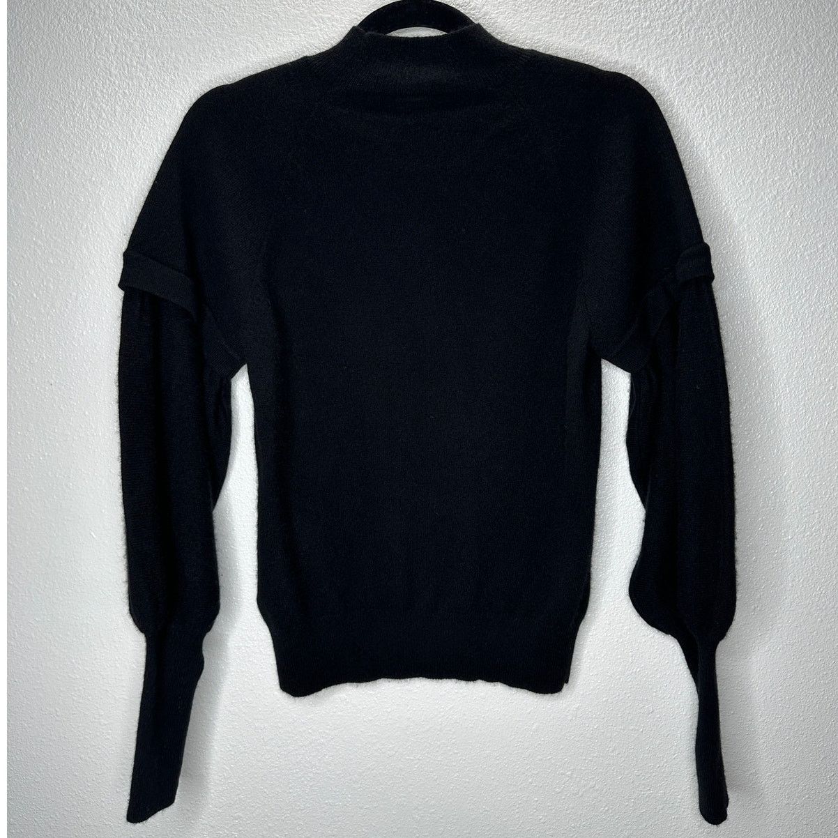Jonathan Simkhai Jonathan Simkhai Black Mackenzie Mock Neck Cashmere Sweater Size S / US 4 / IT 40 - 11 Thumbnail