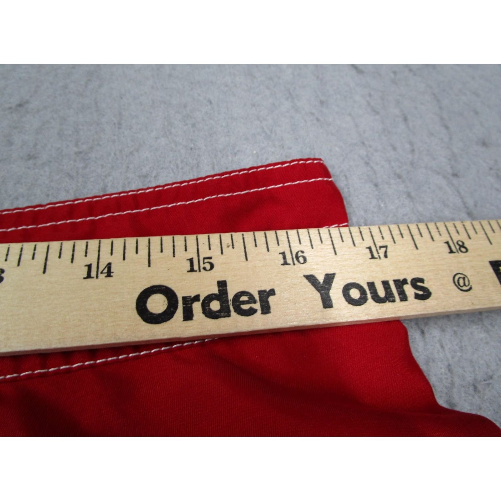 Gotcha VINTAGE Gotcha Tahiti Board Shorts Mens 36 Red Swim Trunks Cargo Pockets Drawstring Y2K Size US 36 / EU 52 - 6 Thumbnail