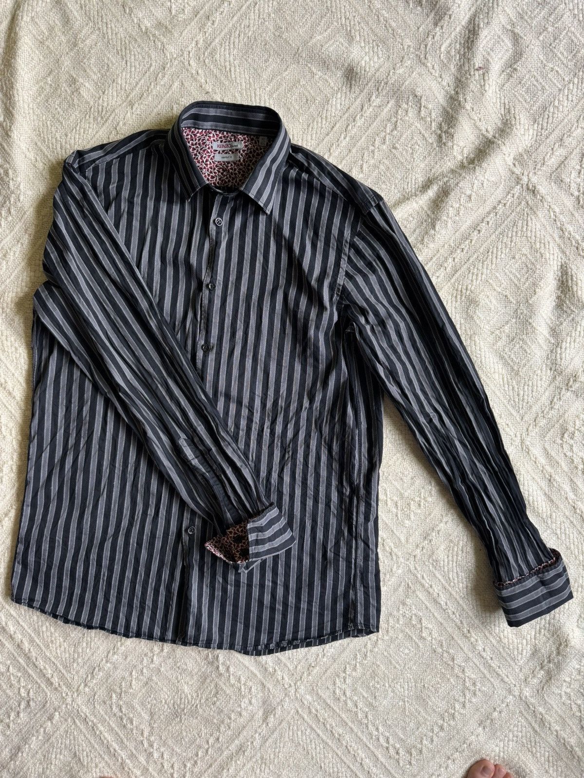 Kenzo Kenzo Home striped y2k shirt Size US L / EU 52-54 / 3 - 1 Thumbnail