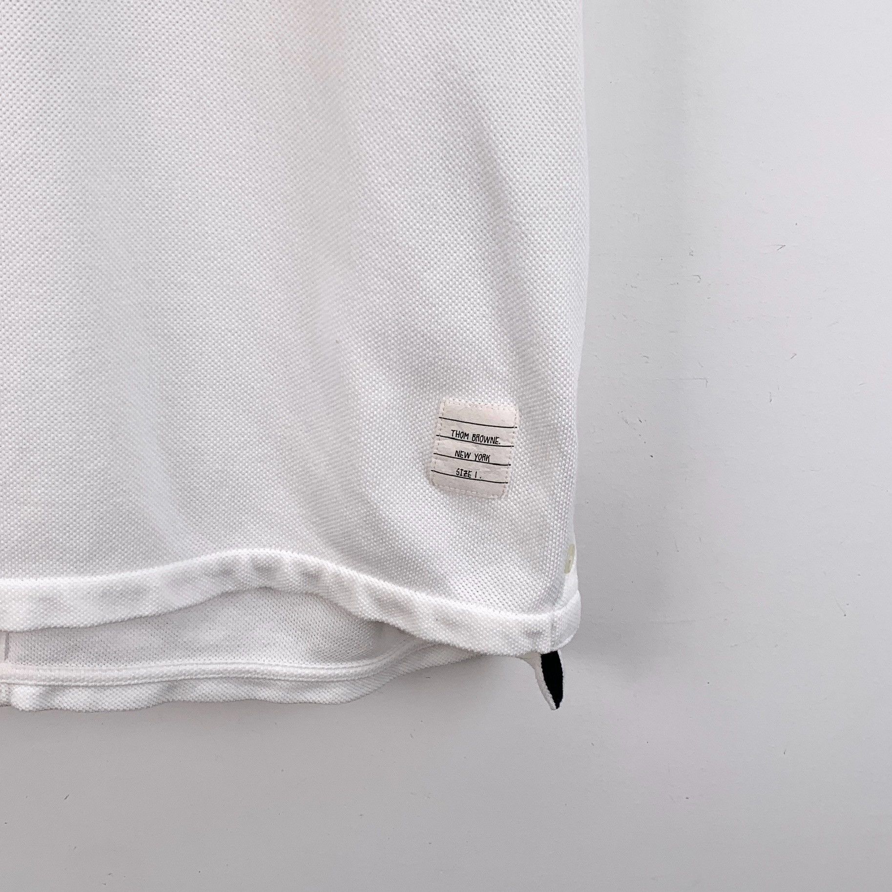 Thom Browne Thom Browne White Striped Cotton Tee (Size 1) Size US S / EU 44-46 / 1 - 5 Thumbnail